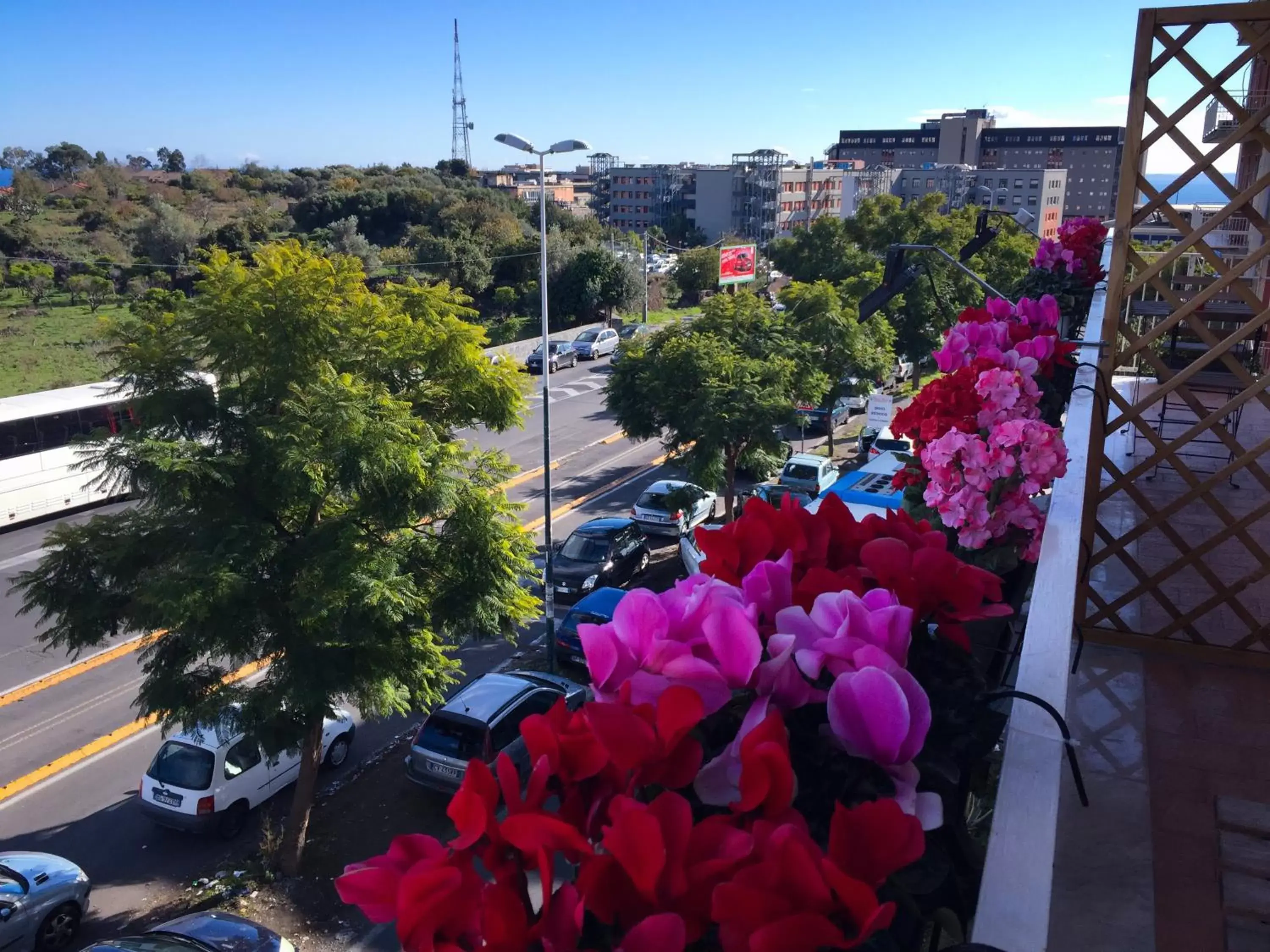 Balcony/Terrace in B&B Policlinico Gaspare Rodolico