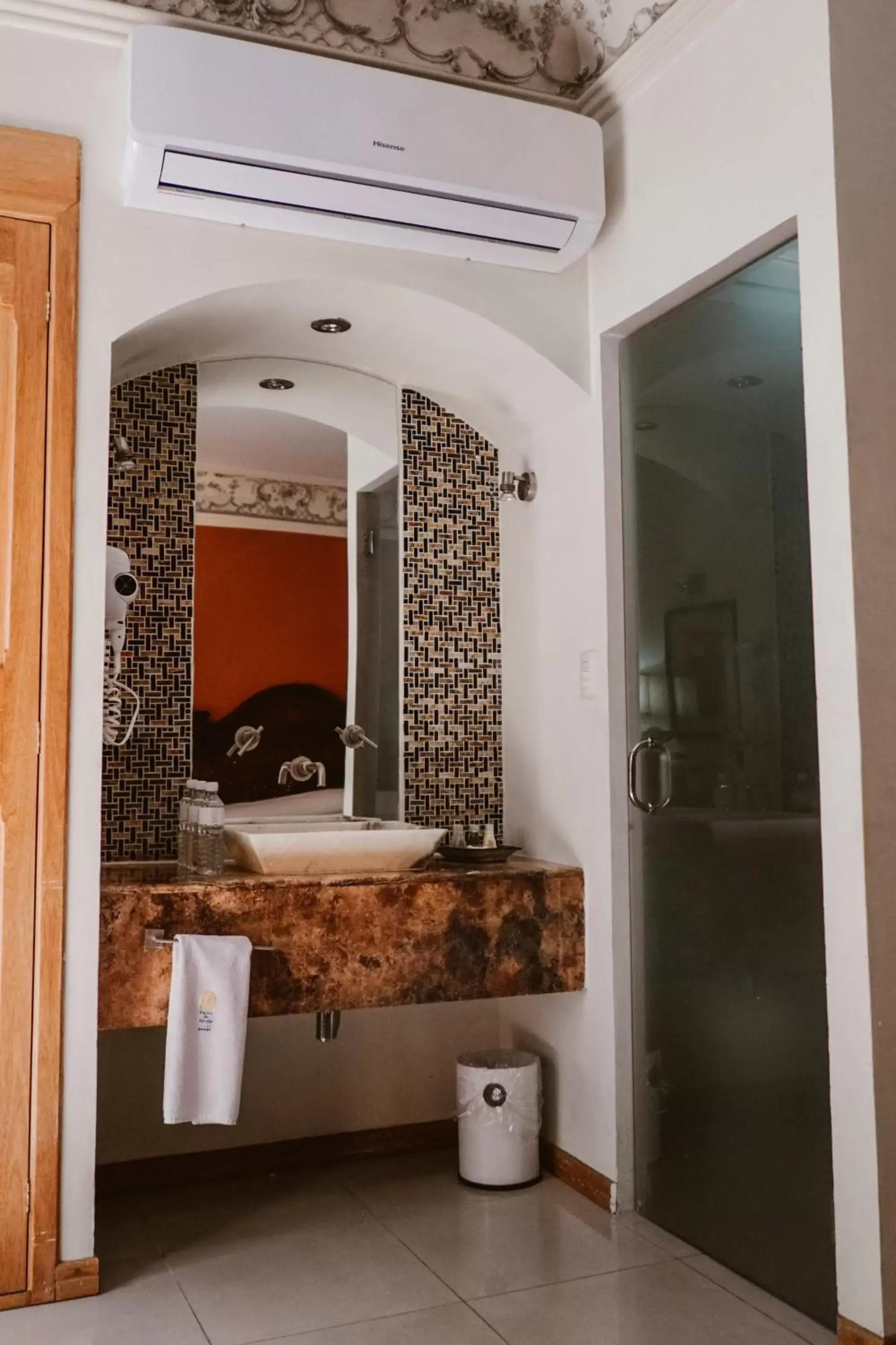 Bathroom in Hotel Puebla de Antaño