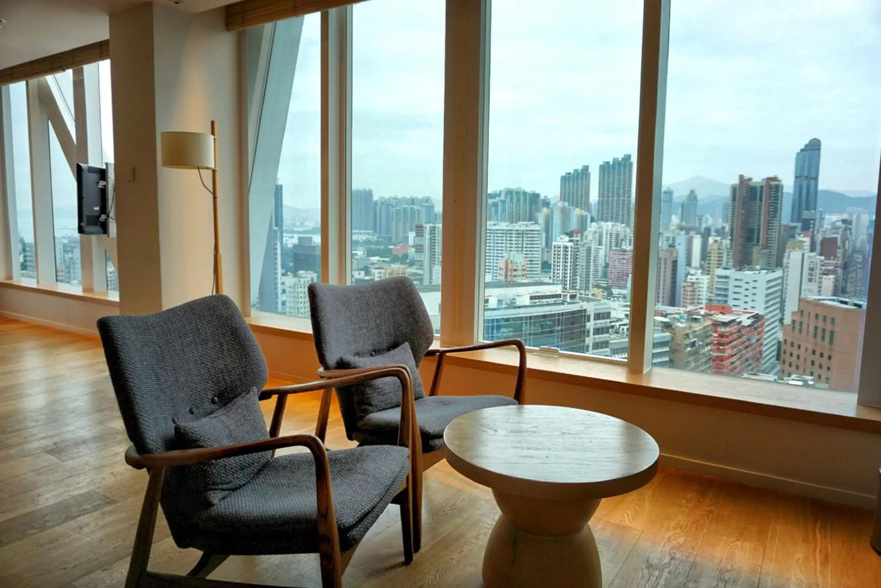Seating area in Hotel Madera Hong Kong