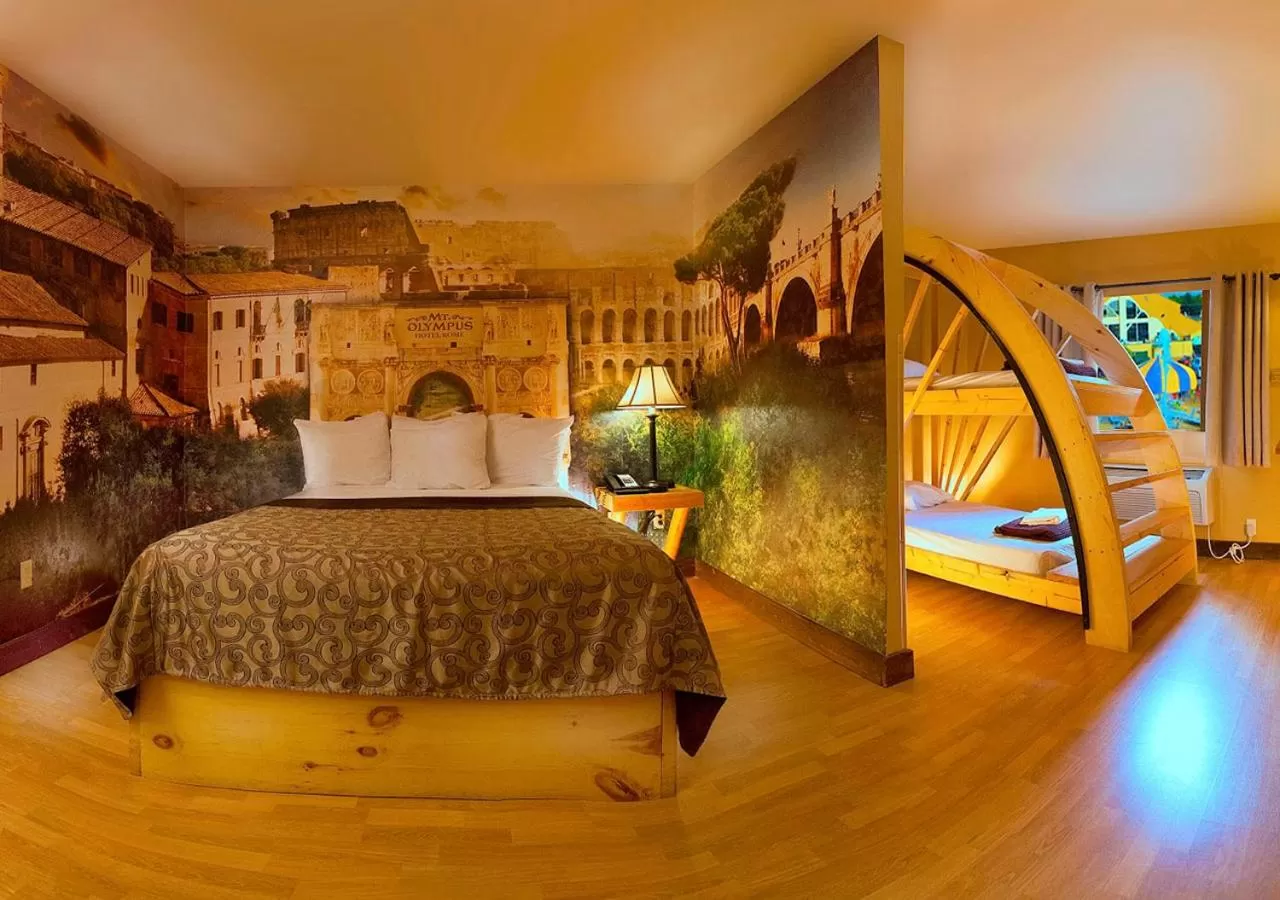 Bedroom, Bed in MT. OLYMPUS WATER PARK AND THEME PARK RESORT