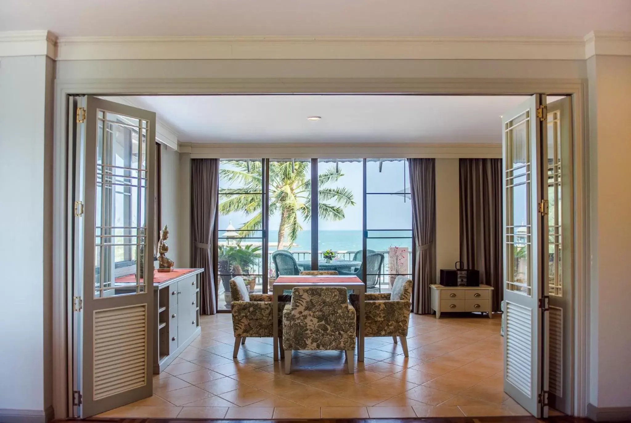 Living room, Dining Area in Anantasila Villa by the sea, Hua Hin - SHA Extra Plus