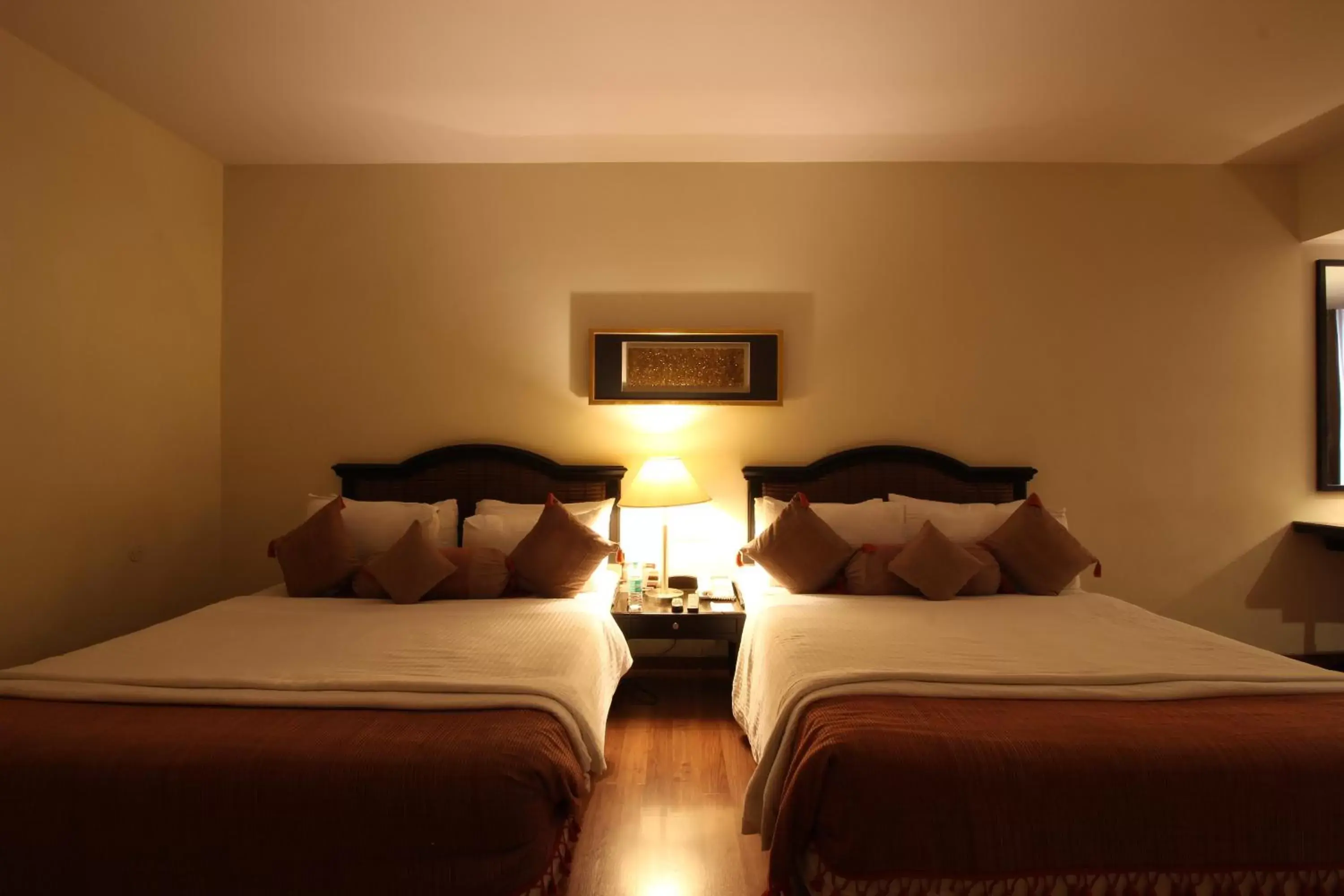 Bed in Hotel Minerva Grand Secunderabad