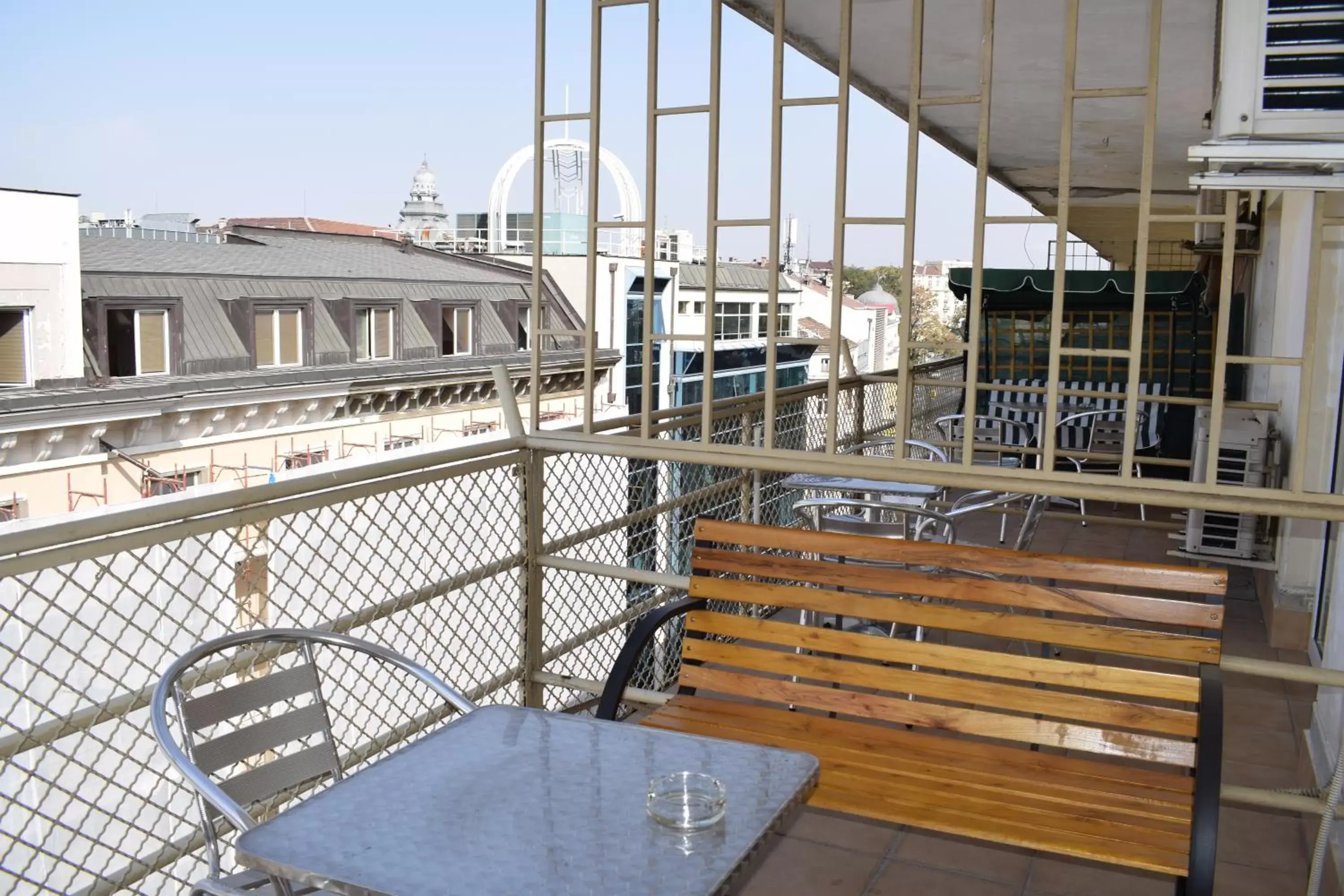 Balcony/Terrace in Slavyanska Beseda Hotel