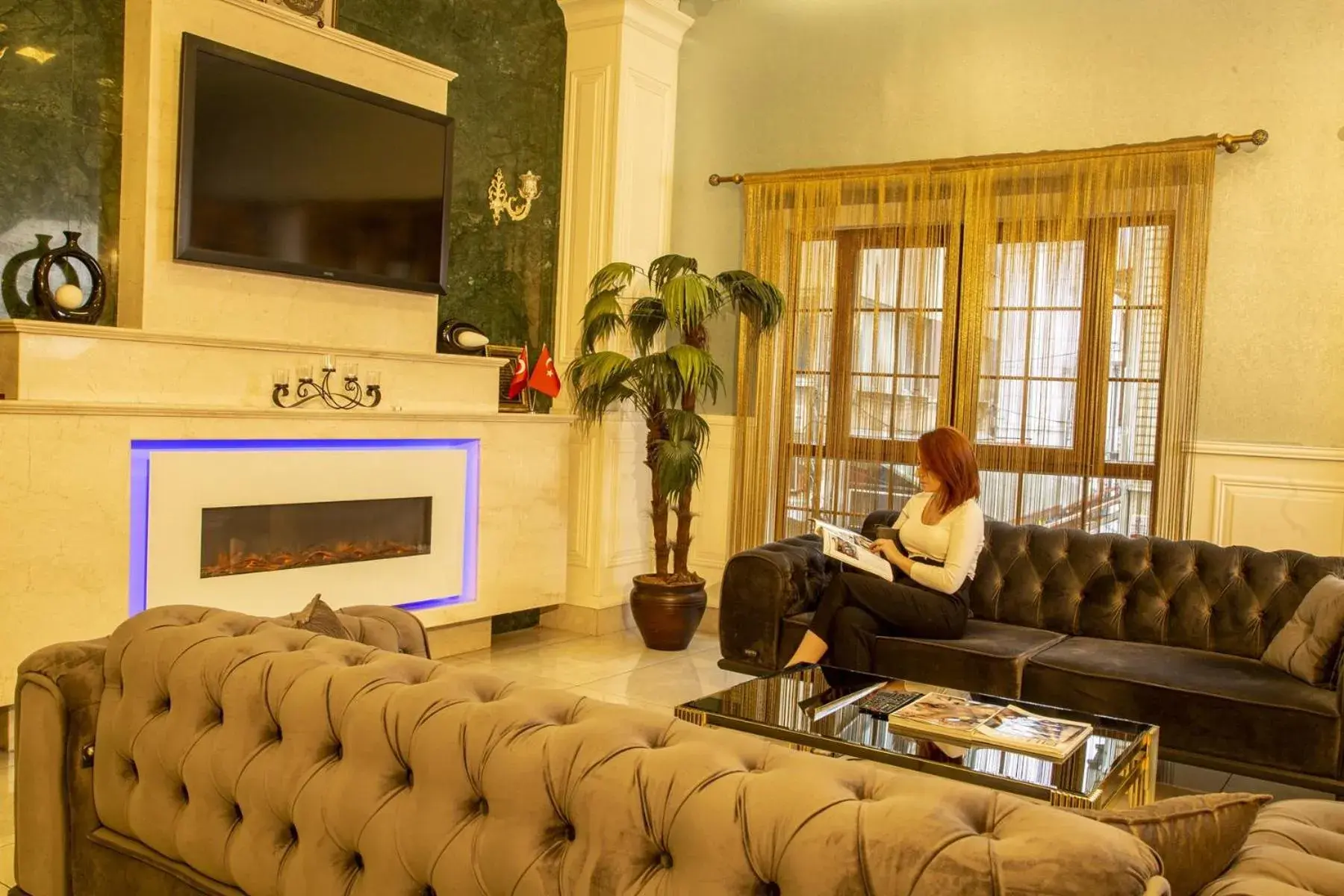 Seating Area in Bursa Palas Hotel