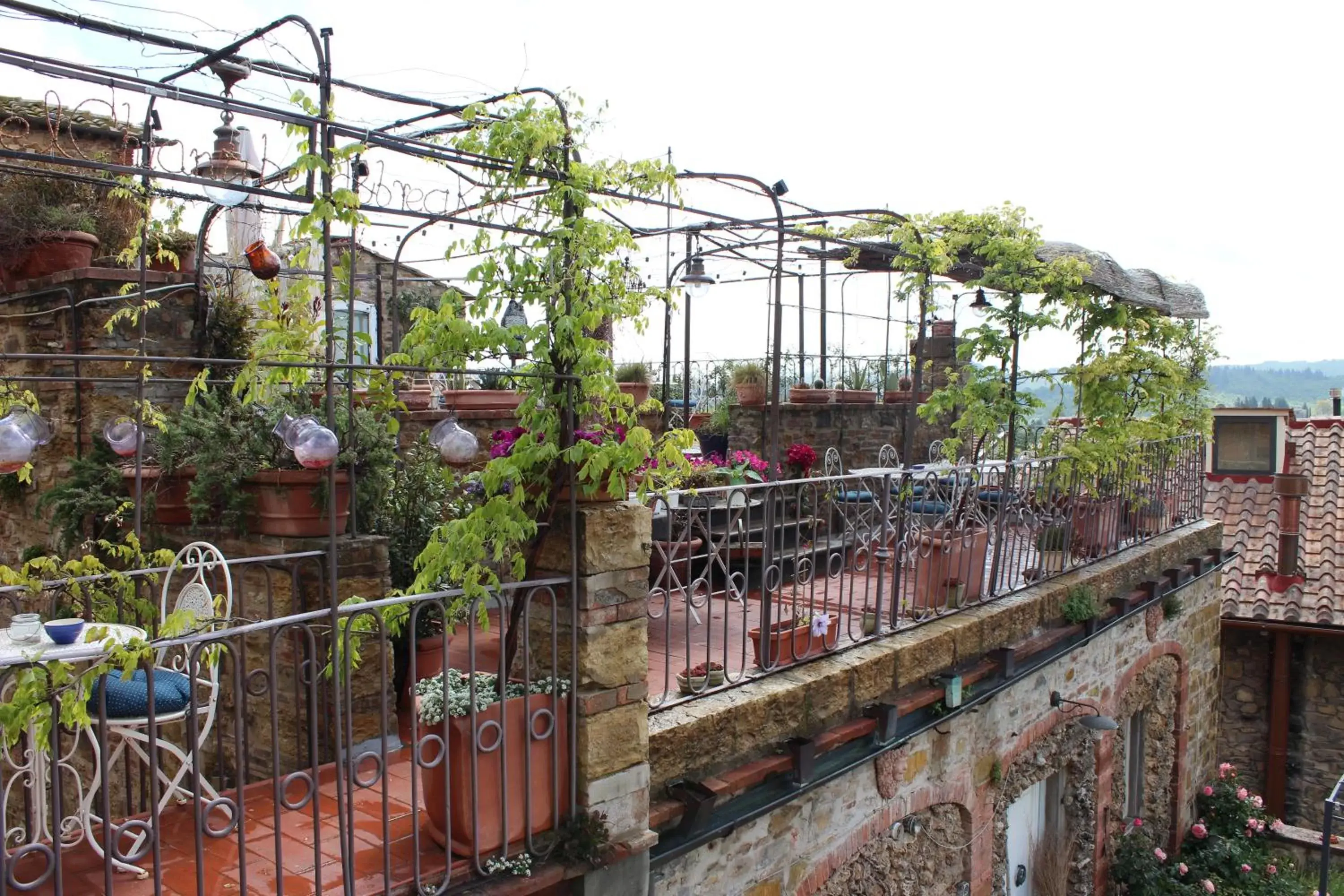 Balcony/Terrace in Le Terrazze Del Chianti