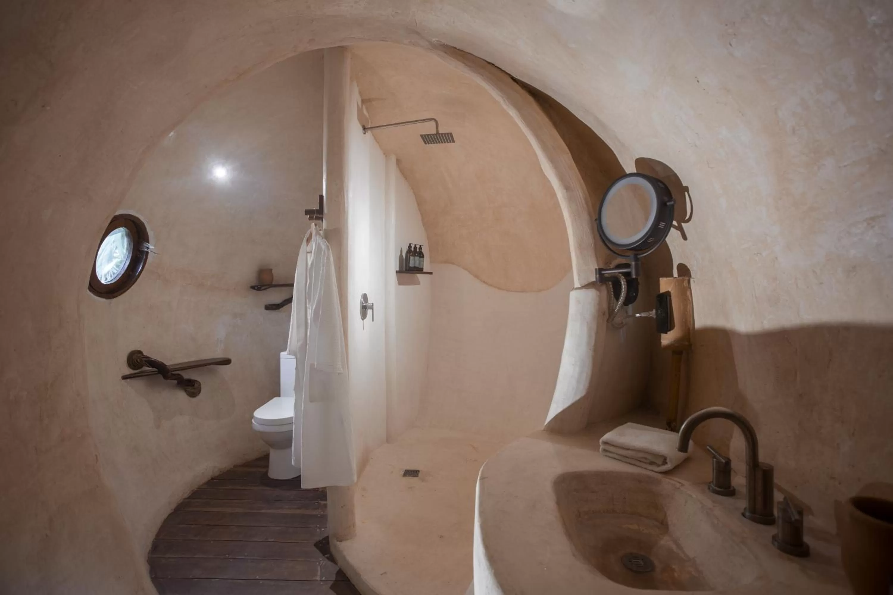 Bathroom in Ikal Tulum Hotel