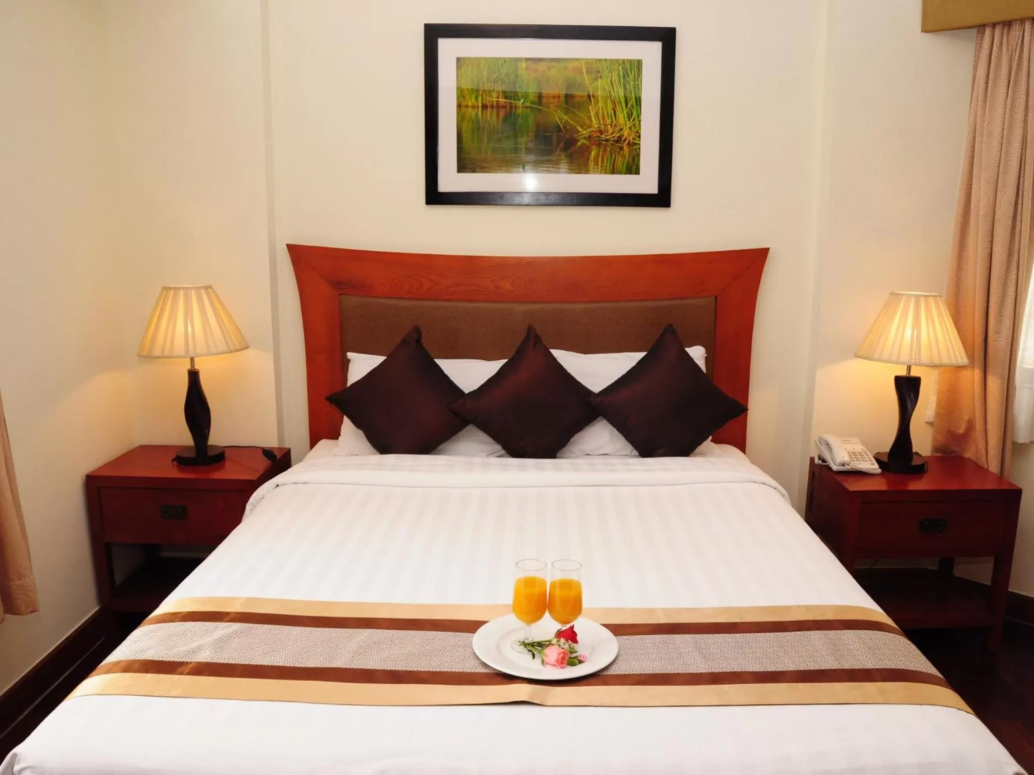Bedroom, Bed in Riverside Serviced Apartments