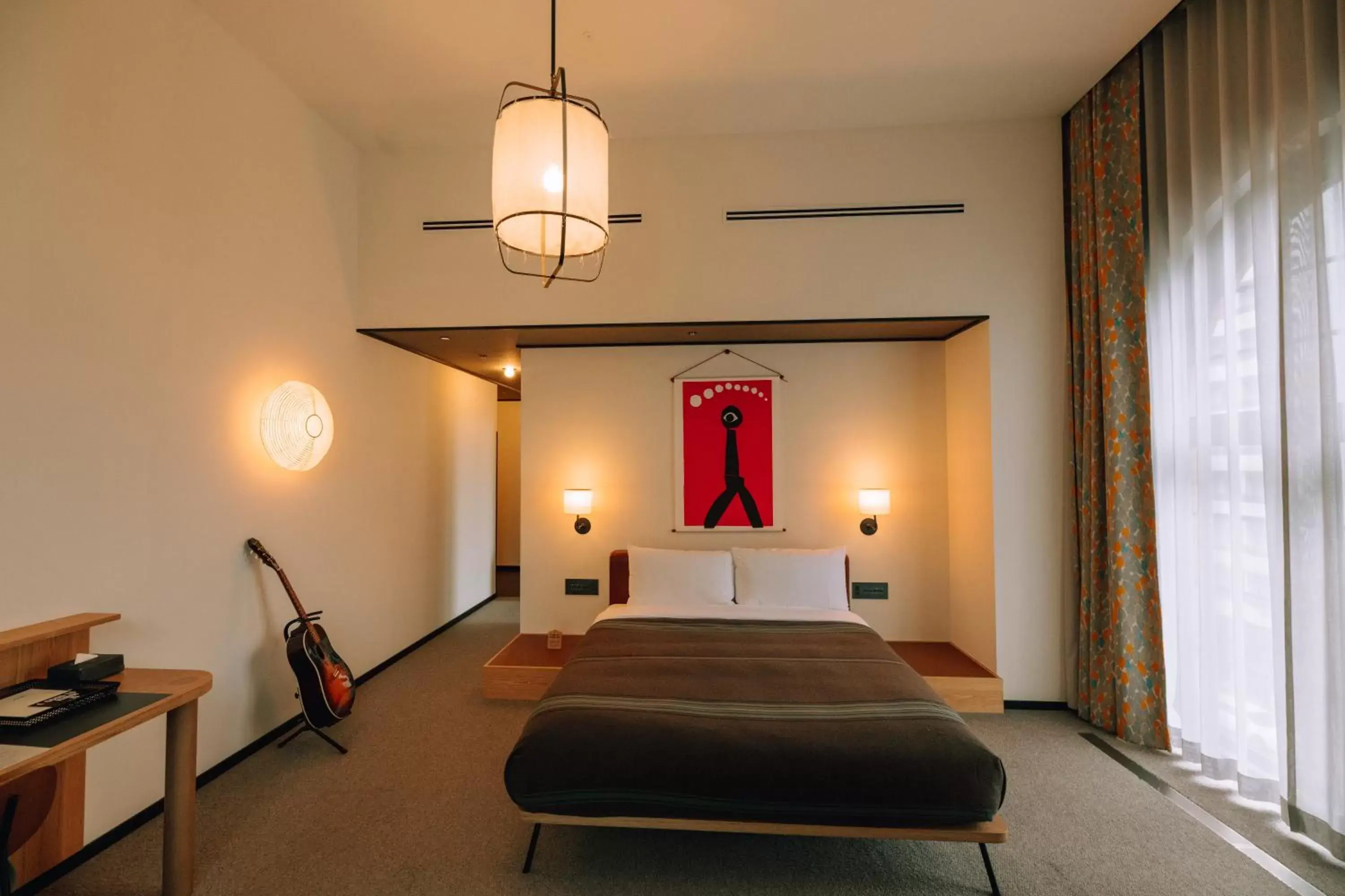 Bed in Ace Hotel Kyoto