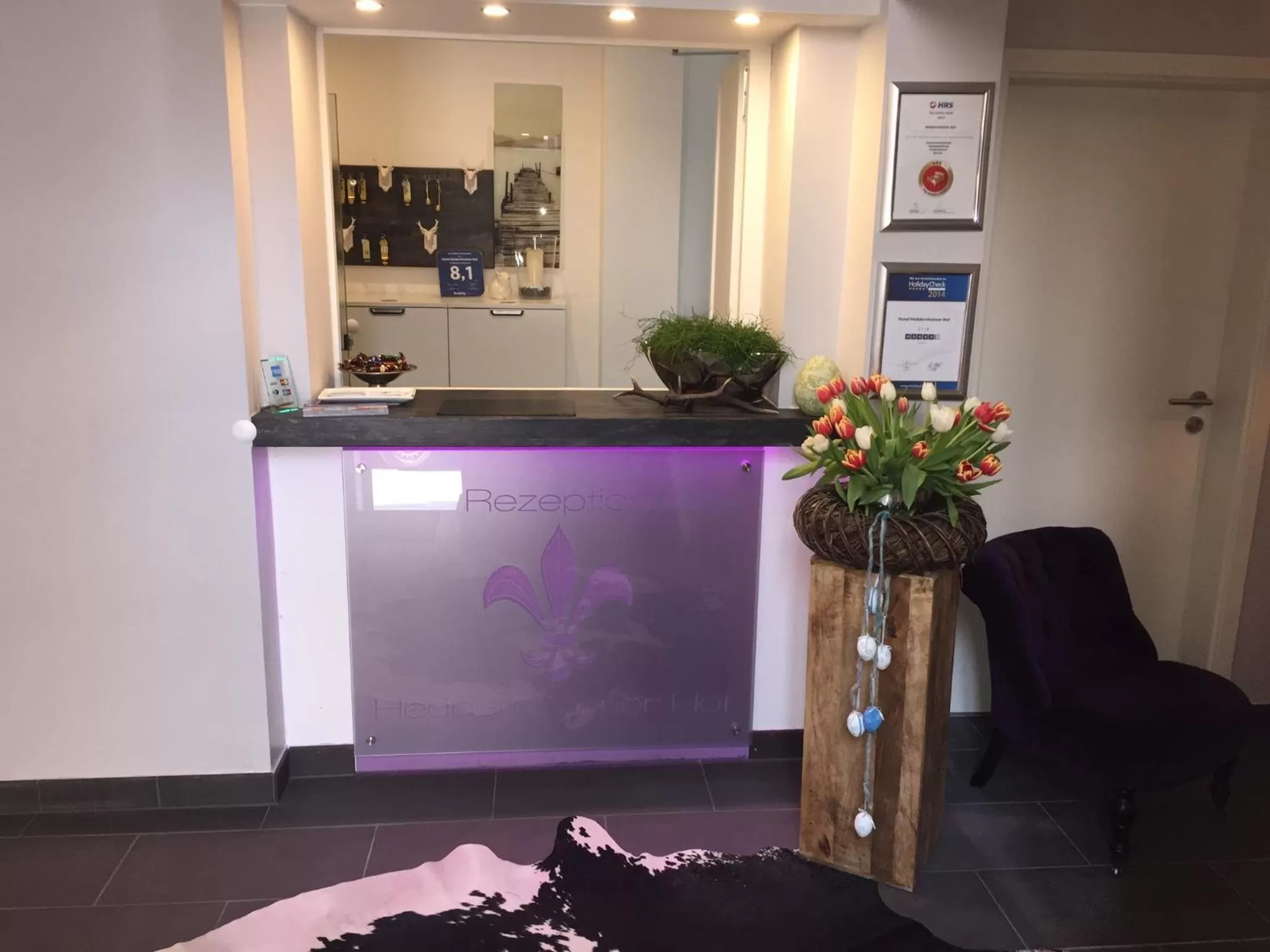 Lobby or reception in Hotel Heddernheimer Hof