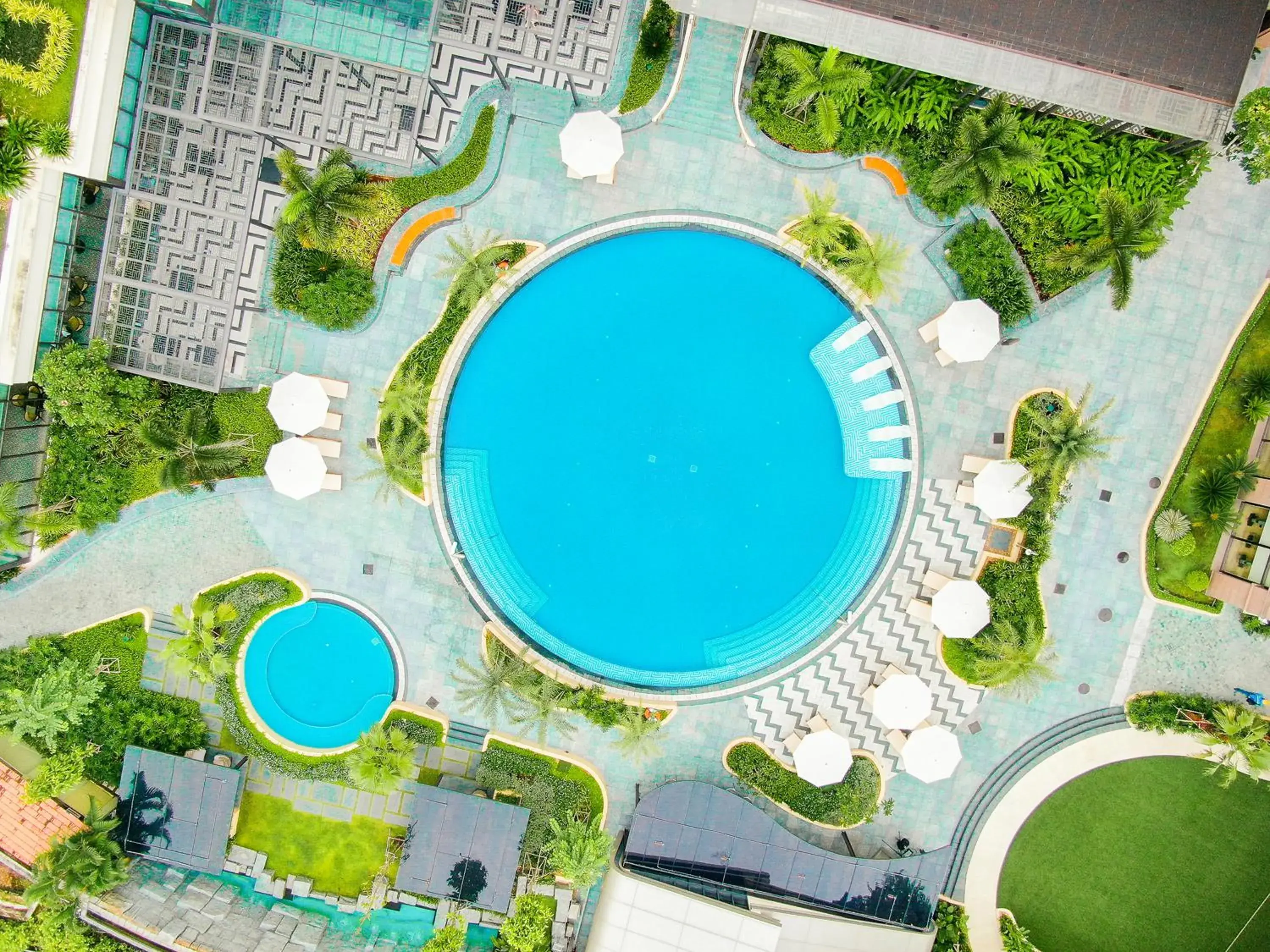 Pool View in Lotte Hotel Saigon