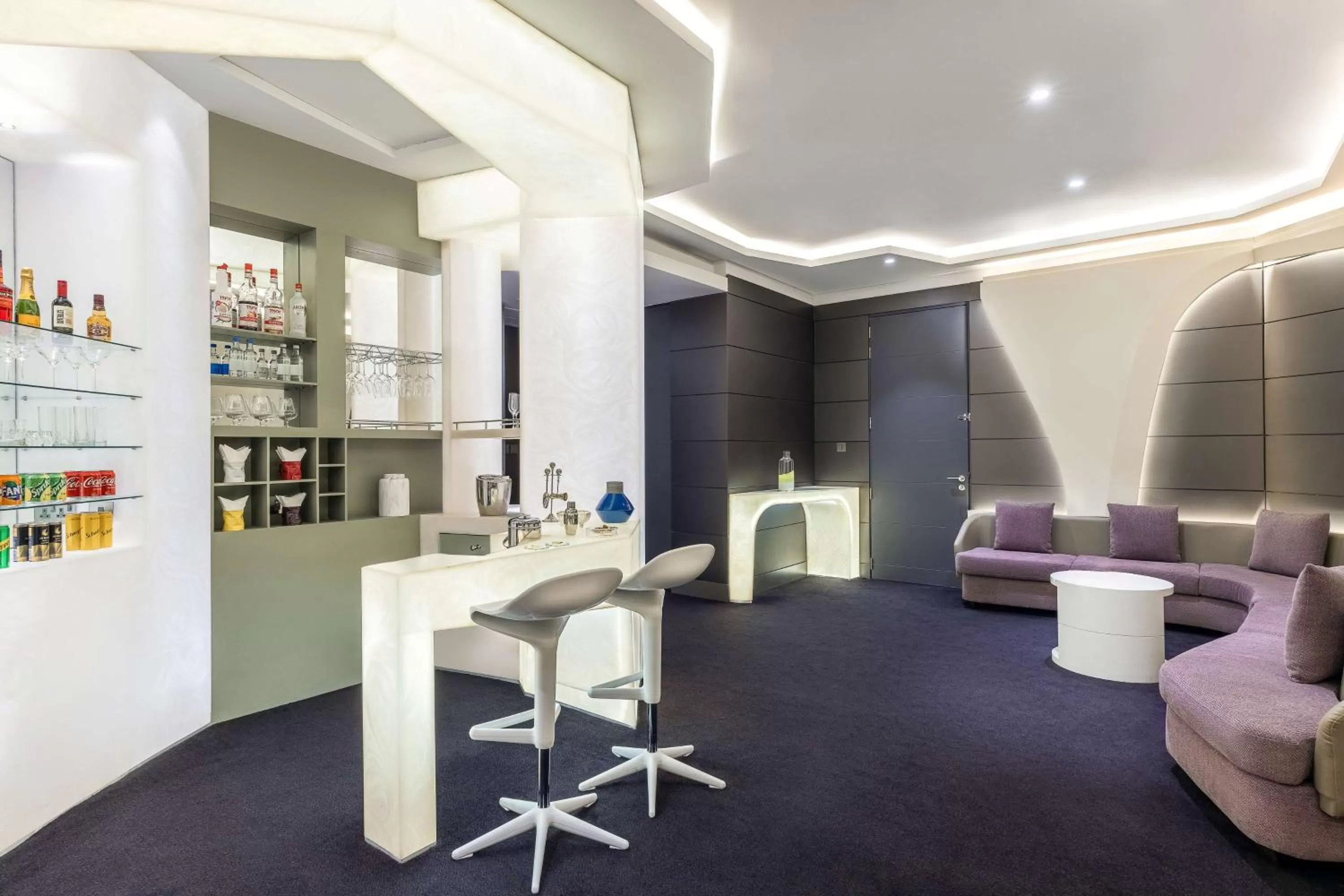 Living room in V Hotel Dubai, Curio Collection by Hilton