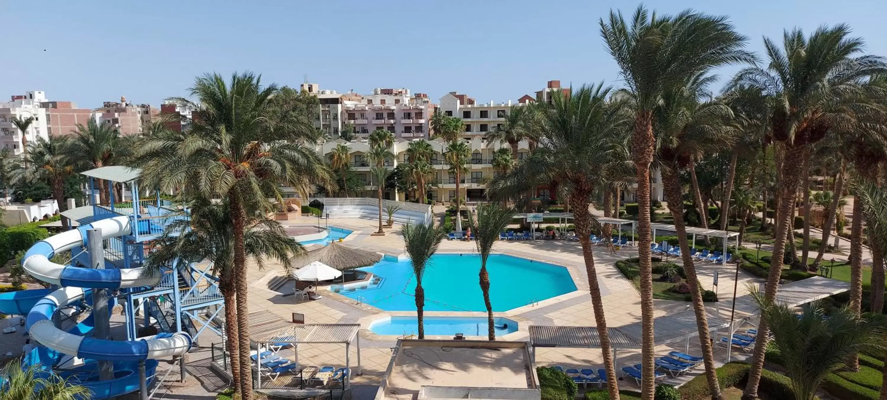 Pool View in ZYA Regina Resort and Aqua Park Hurghada