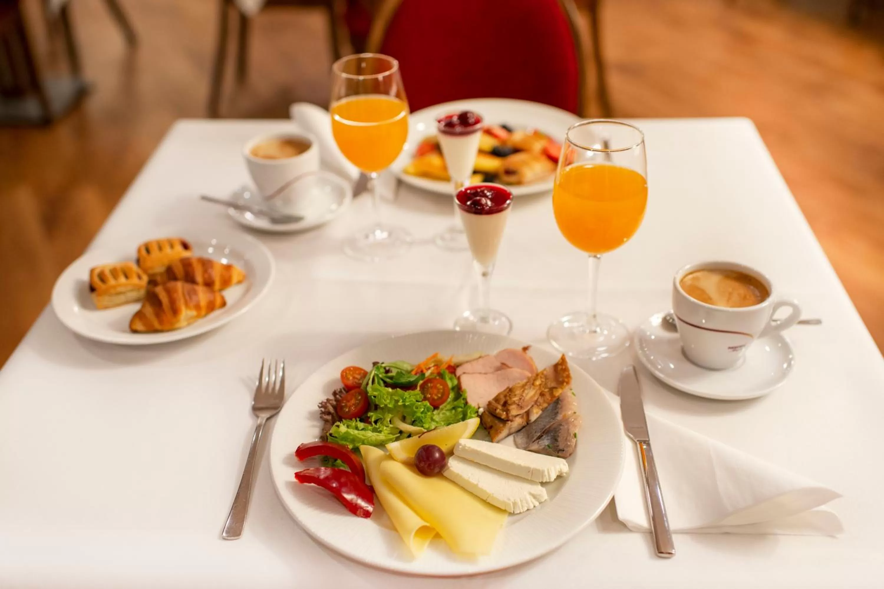 Breakfast in Amberton Hotel Klaipeda