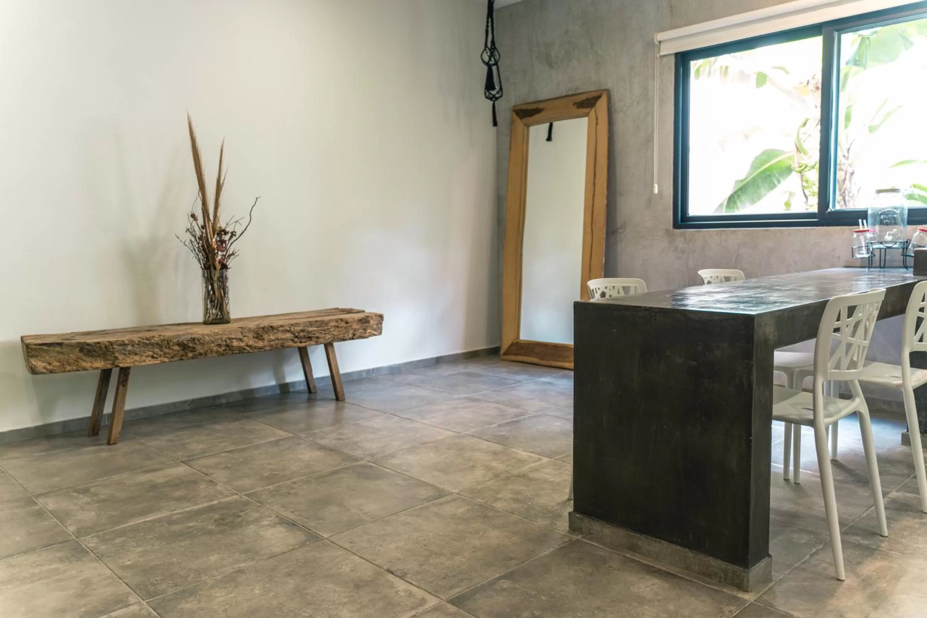 Dining area in Panacea Condo Tulum