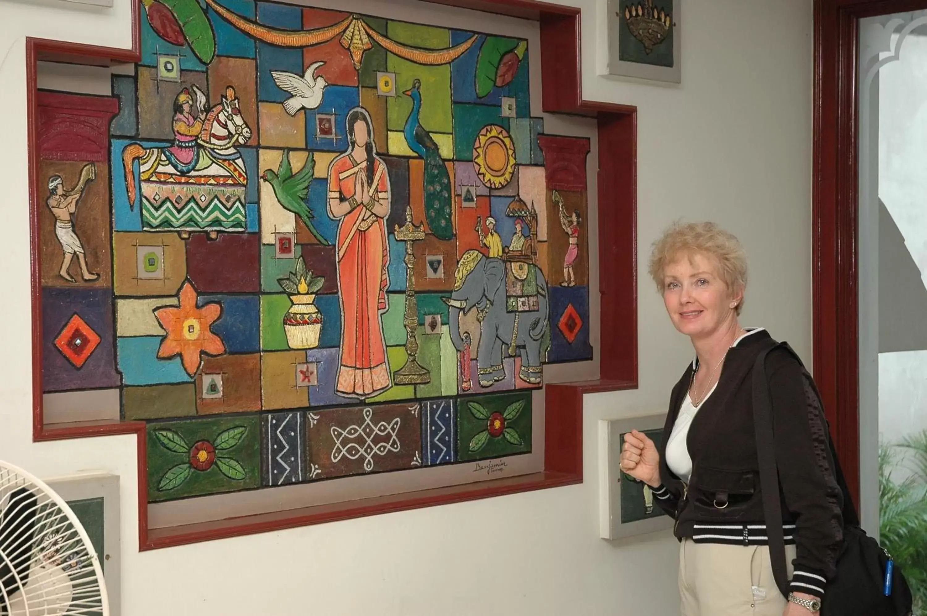 Living room in Hotel Gnanam Living room in Hotel Gnanam