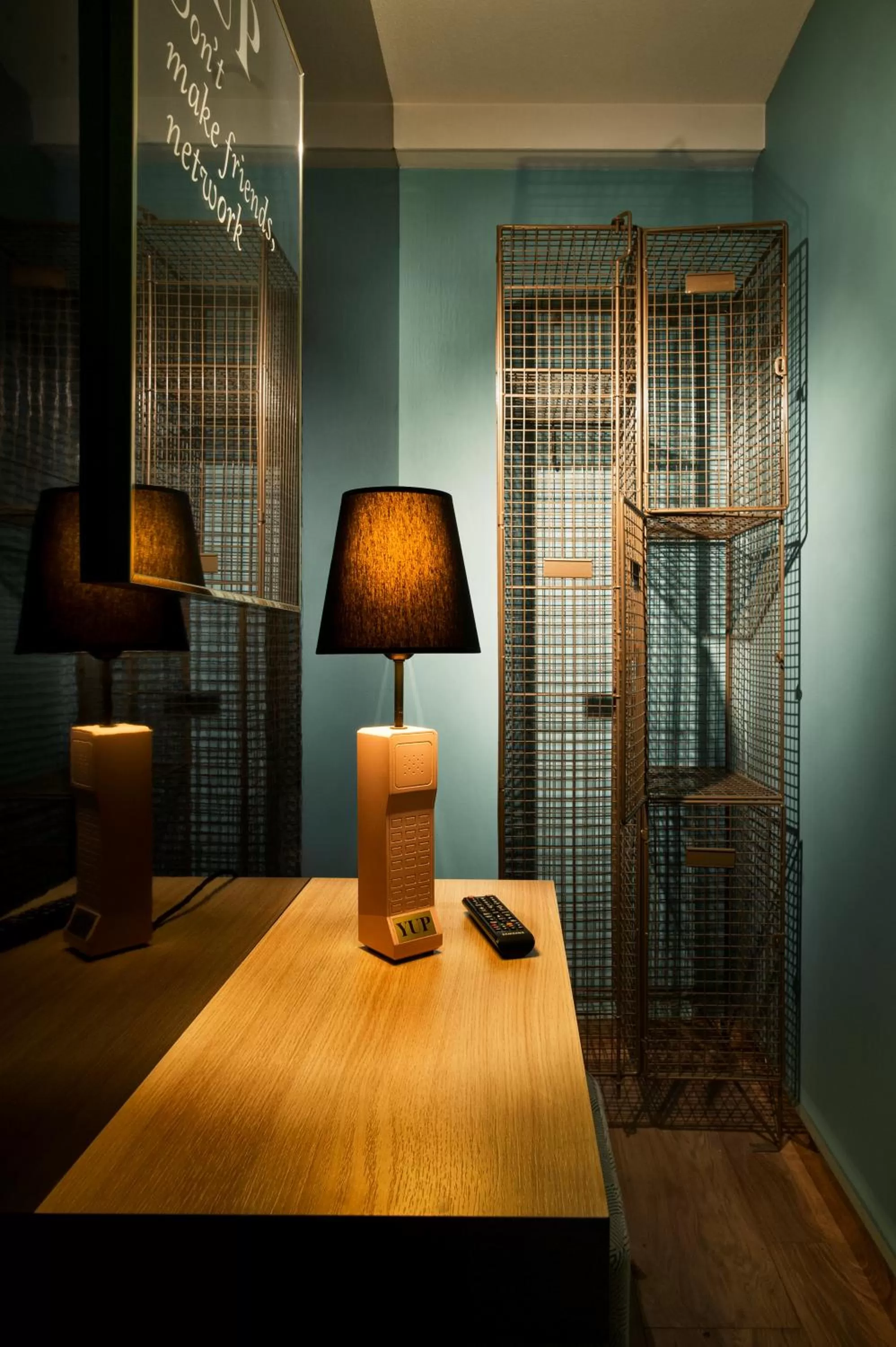 Decorative detail in YUP Hotel