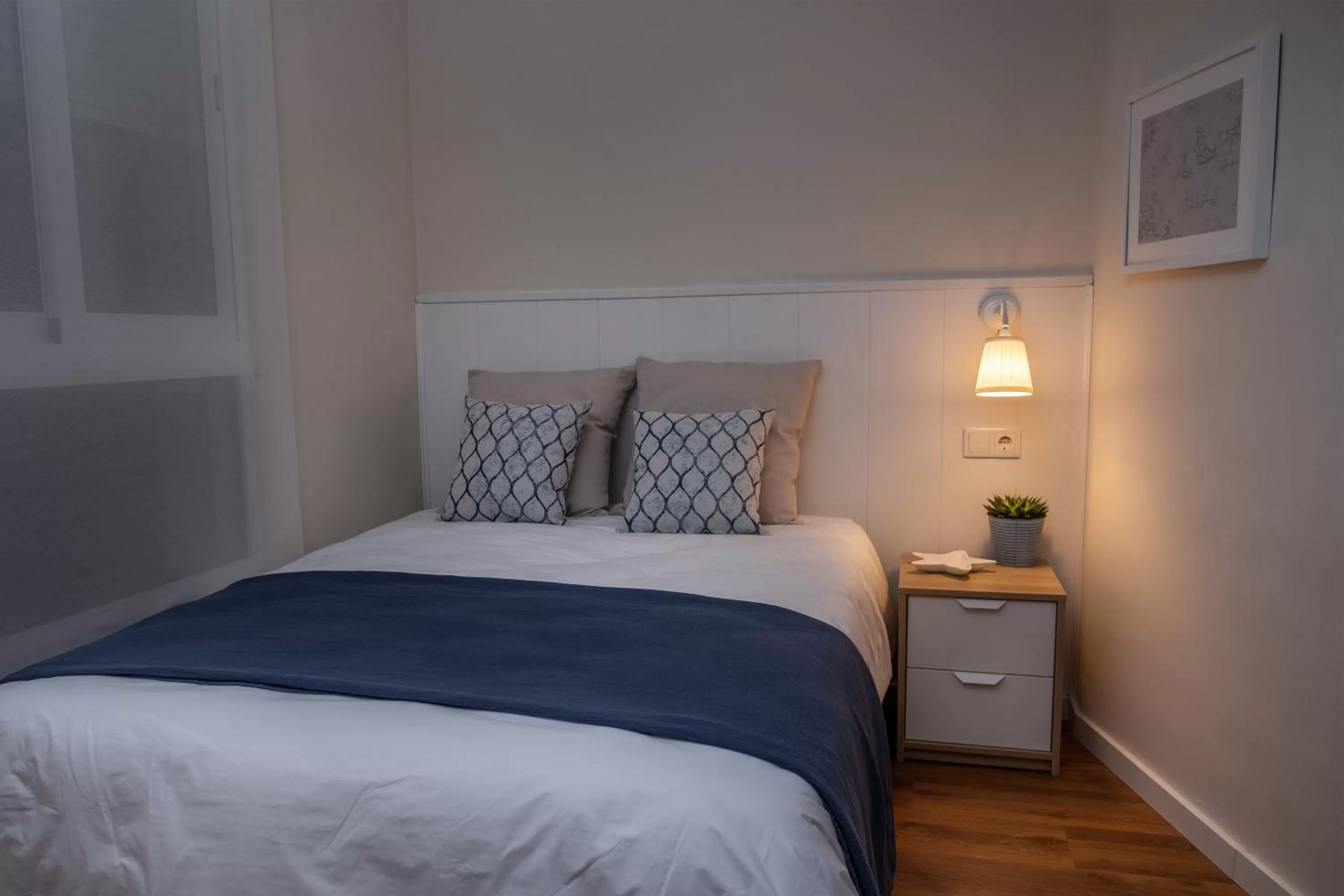 Bed in Hotel Bienvenidos Rooms Xàtiva