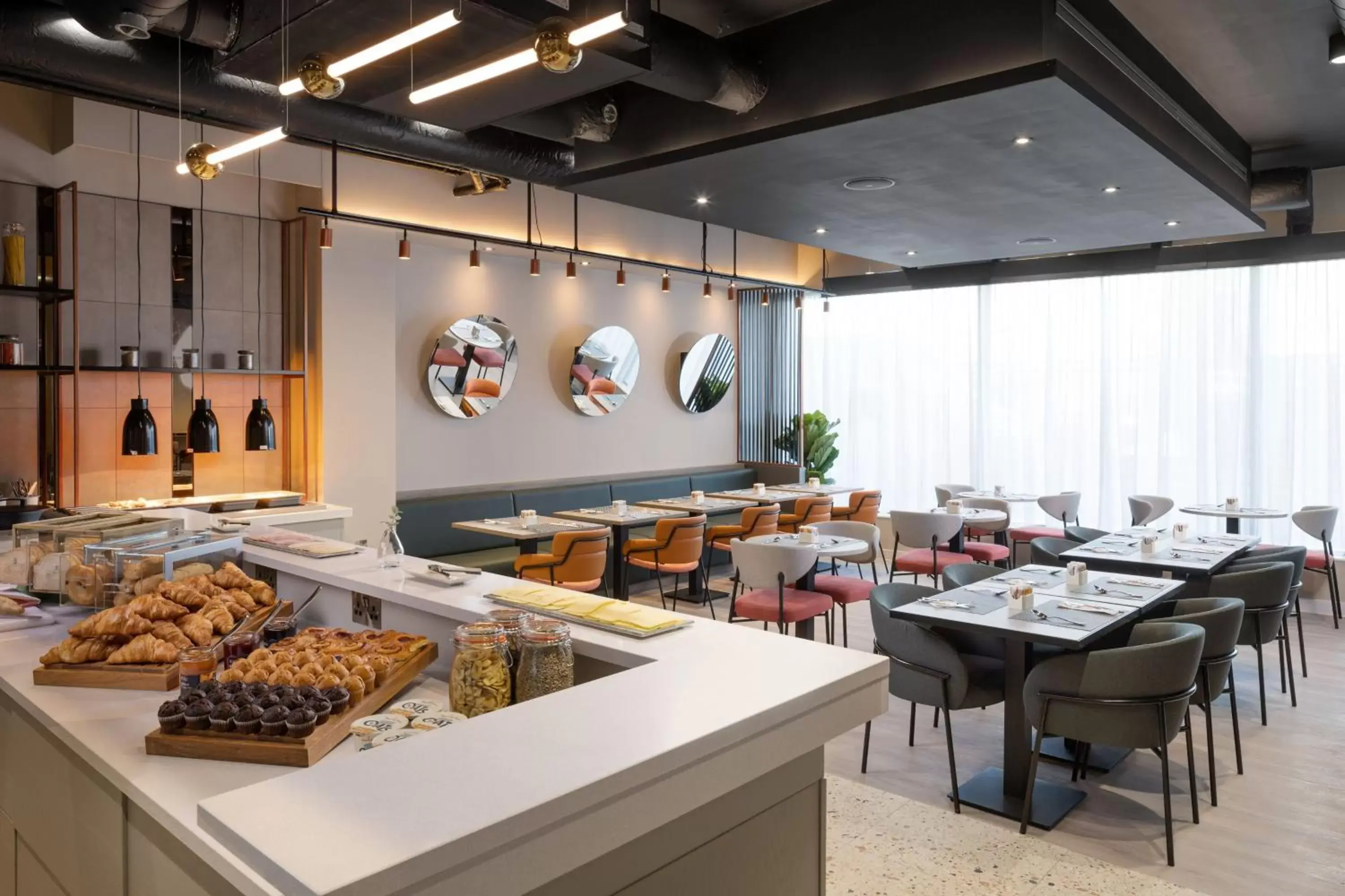 Breakfast, Restaurant/Places to Eat in Residence Inn by Marriott Manchester Piccadilly