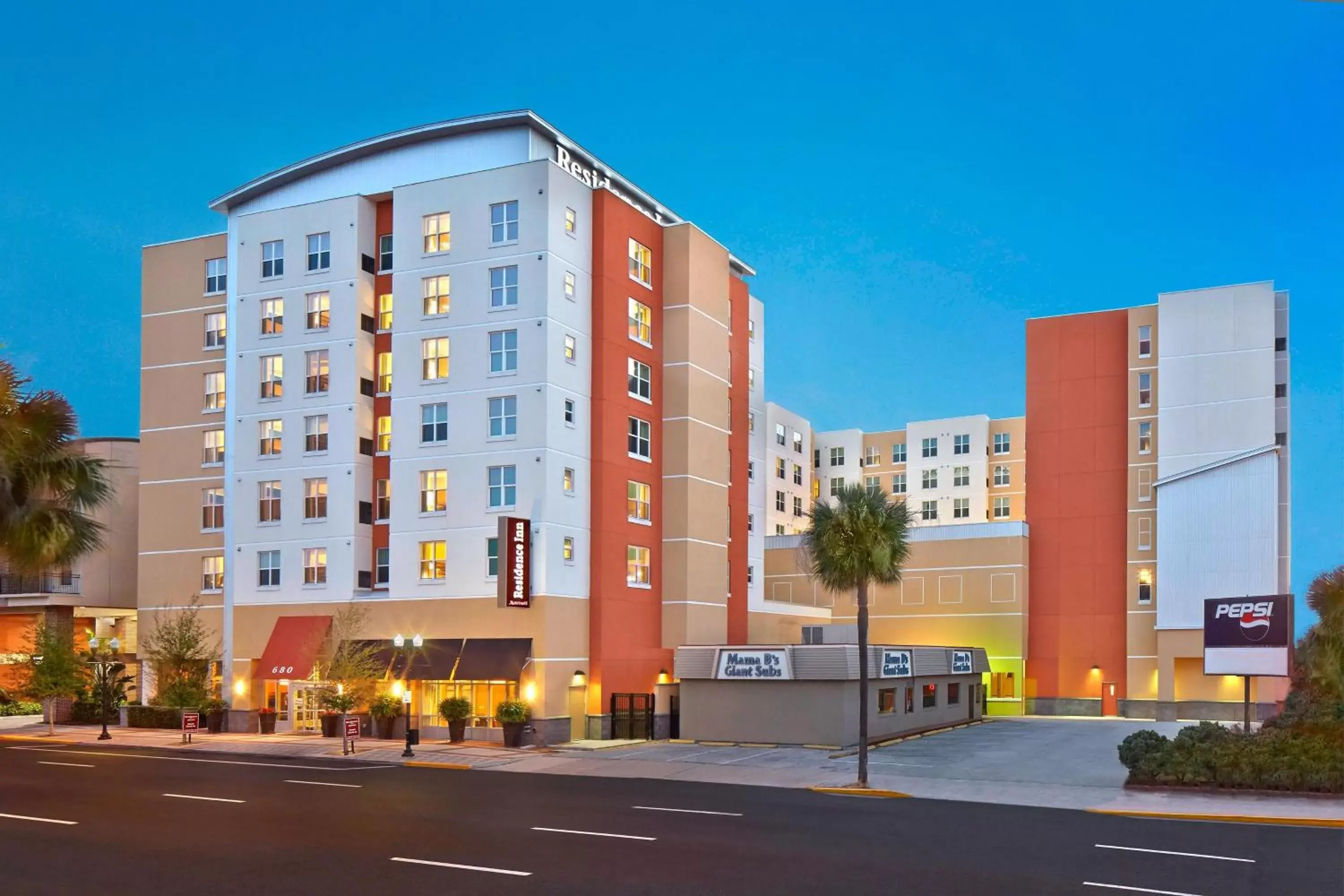 Property Building in Residence Inn by Marriott Orlando Downtown