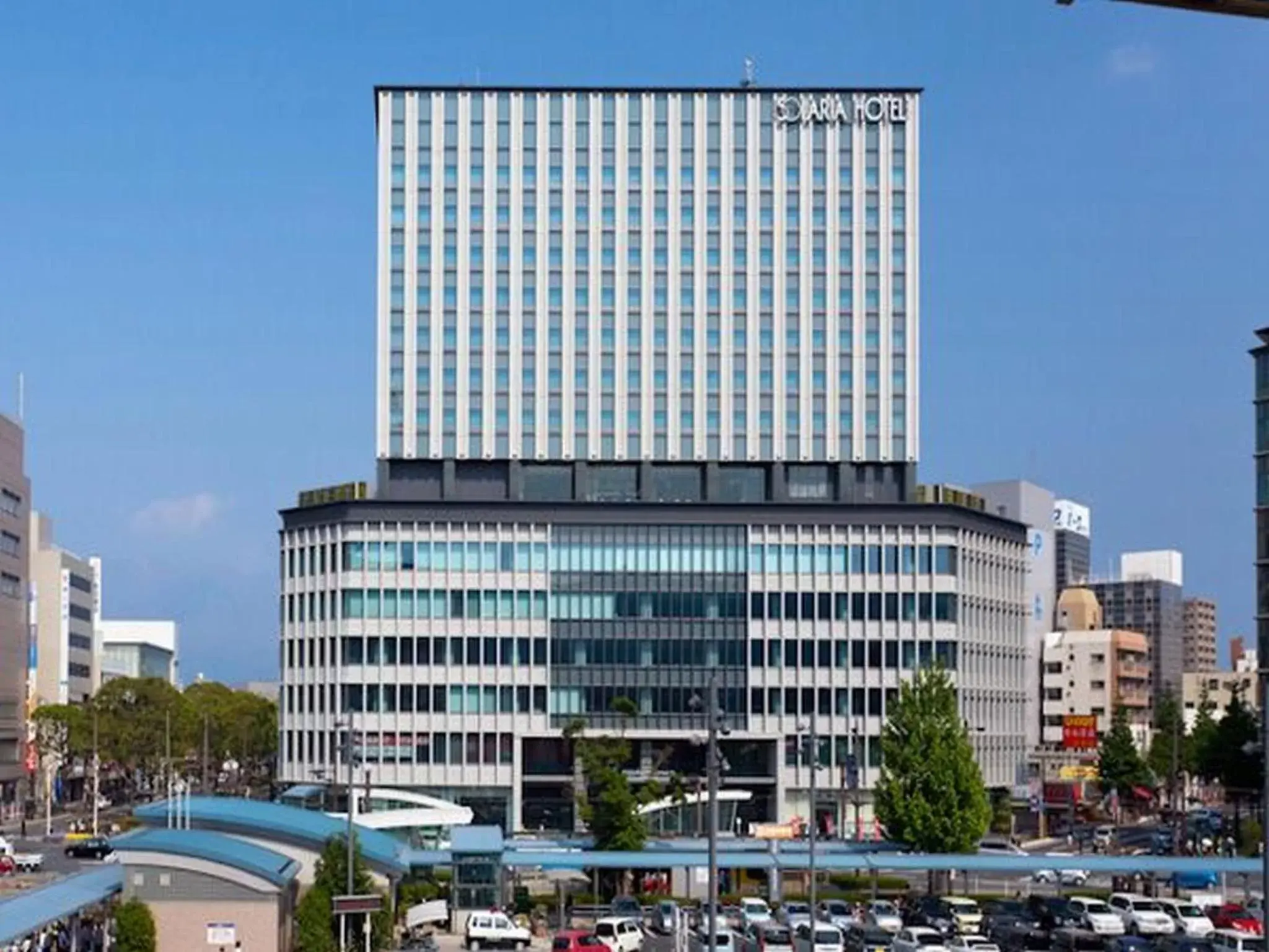 Facade/entrance, Property Building in Solaria Nishitetsu Hotel Kagoshima