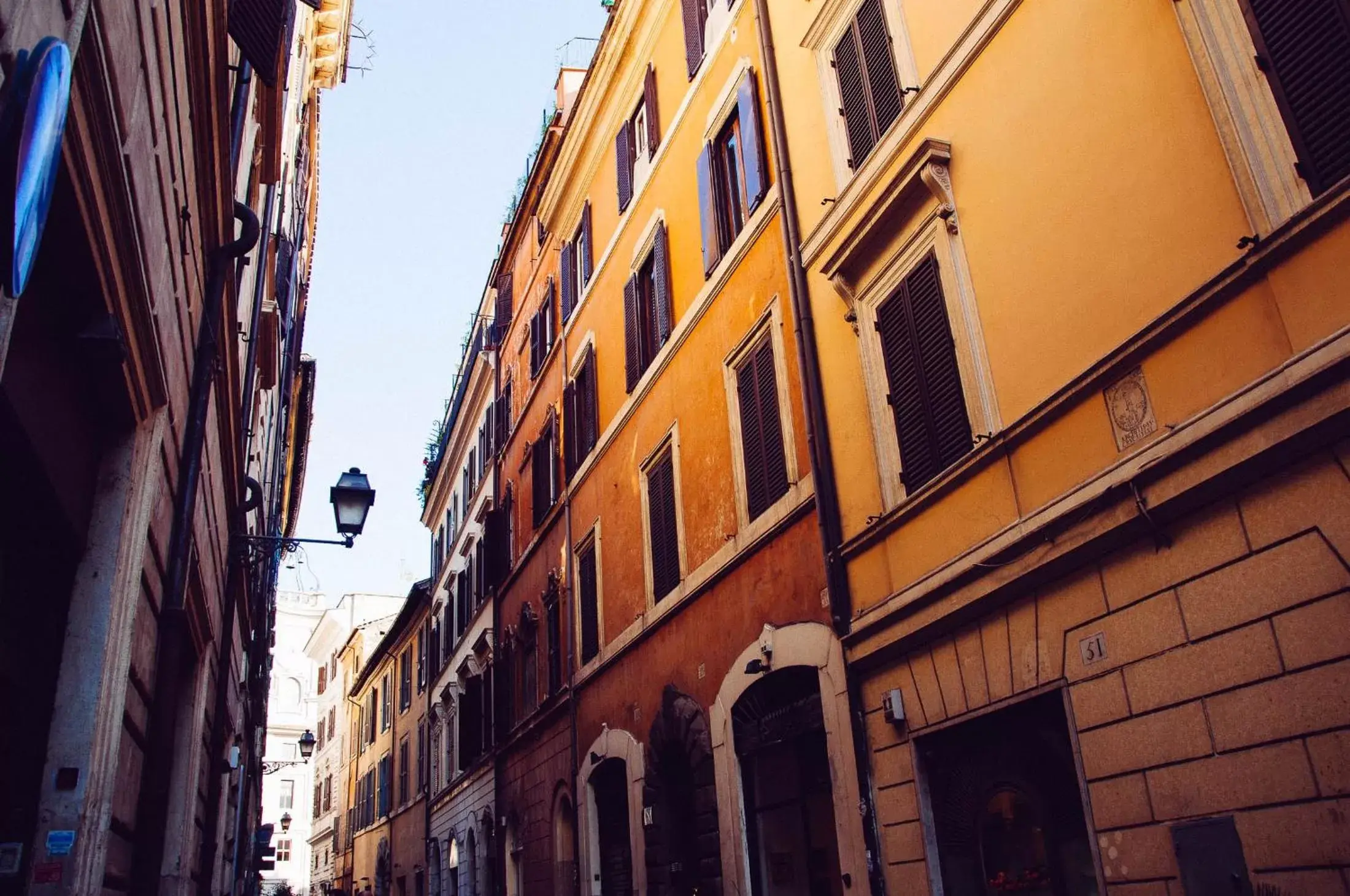 Facade/entrance in All'Orologio Facade/entrance in All'Orologio