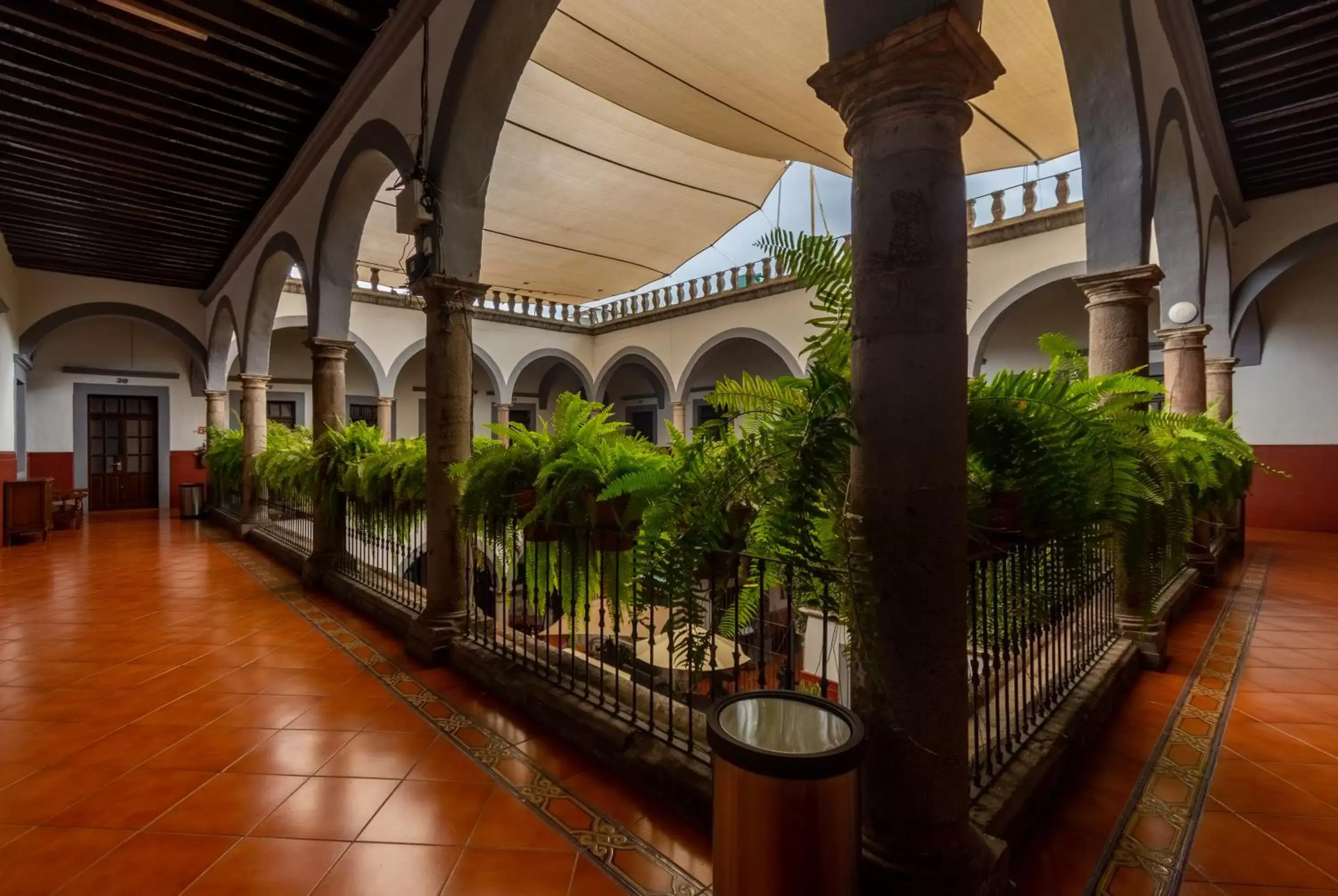 Patio in Hotel Hidalgo