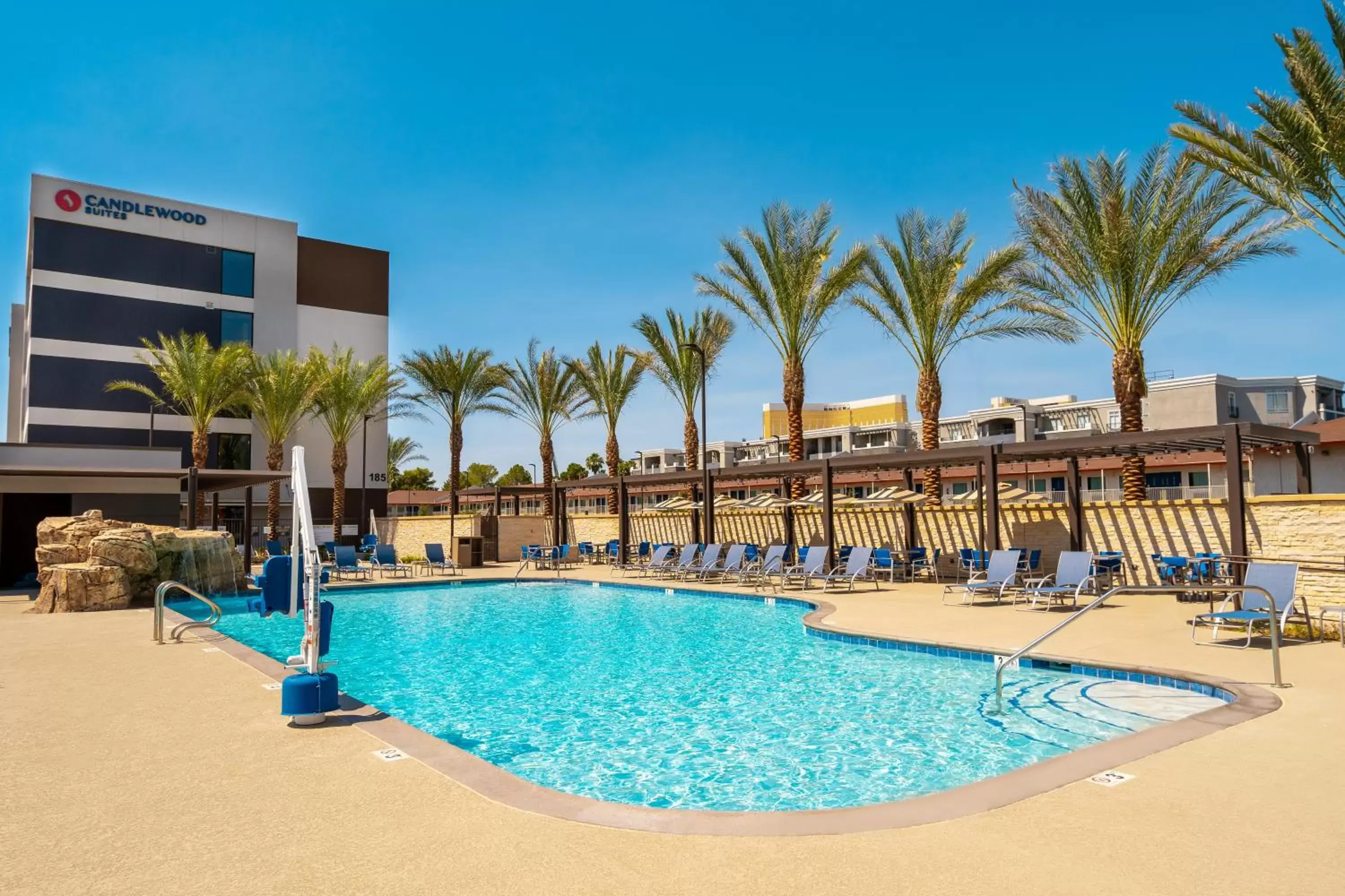 Swimming pool in Candlewood Suites - Las Vegas - E Tropicana by IHG Swimming pool in Candlewood Suites - Las Vegas - E Tropicana by IHG