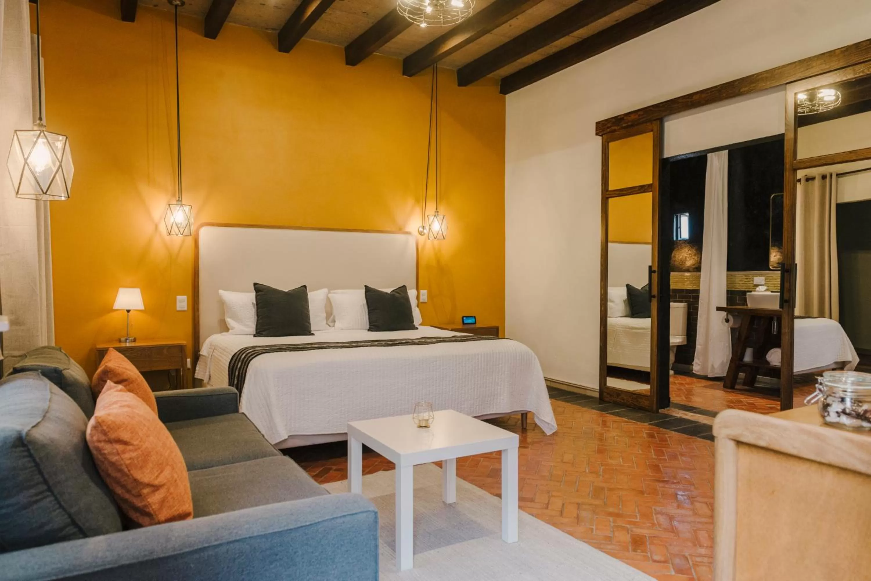 Bed in Agua Santa Hotel Boutique