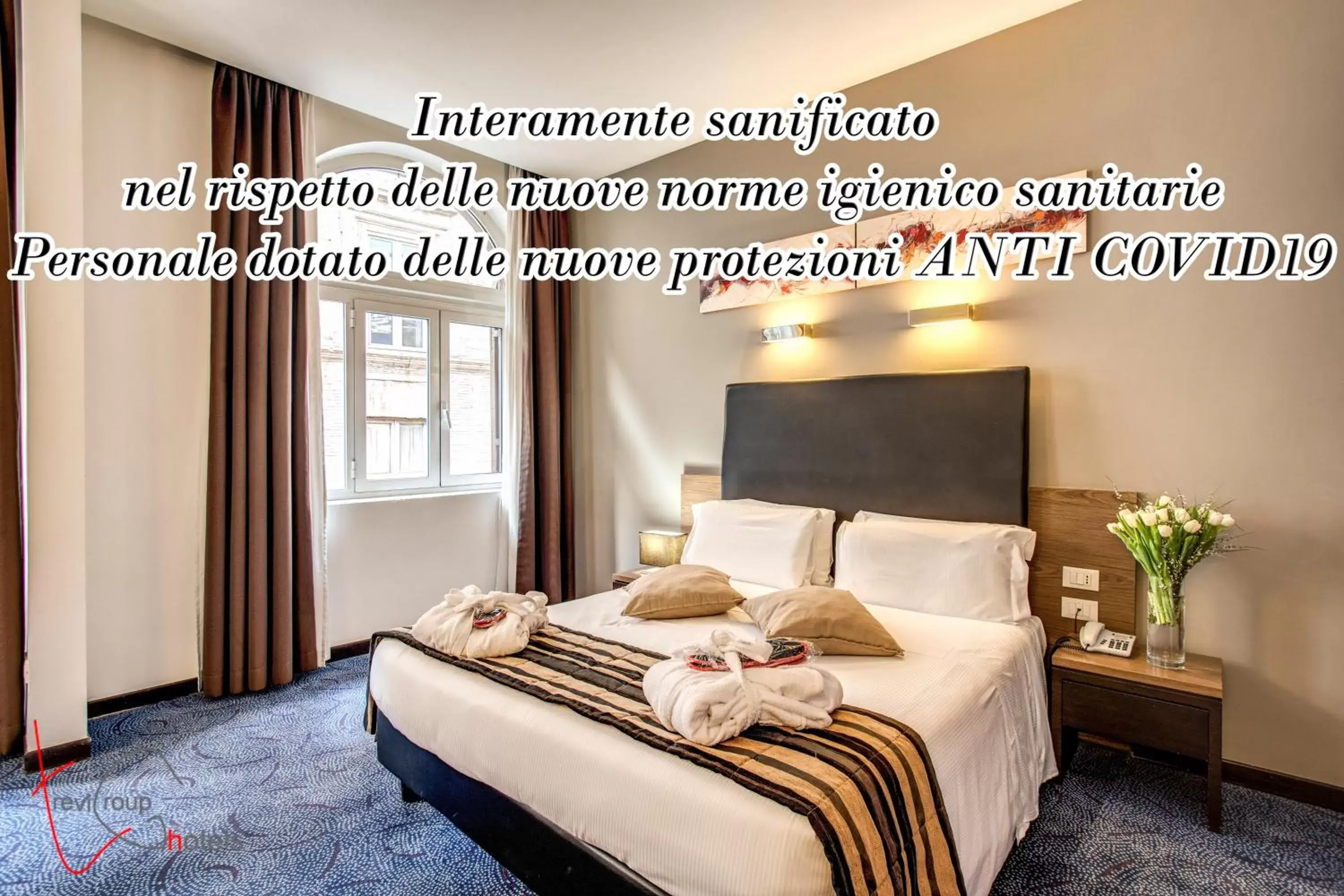 Bed in Hotel Rinascimento - Gruppo Trevi Hotels