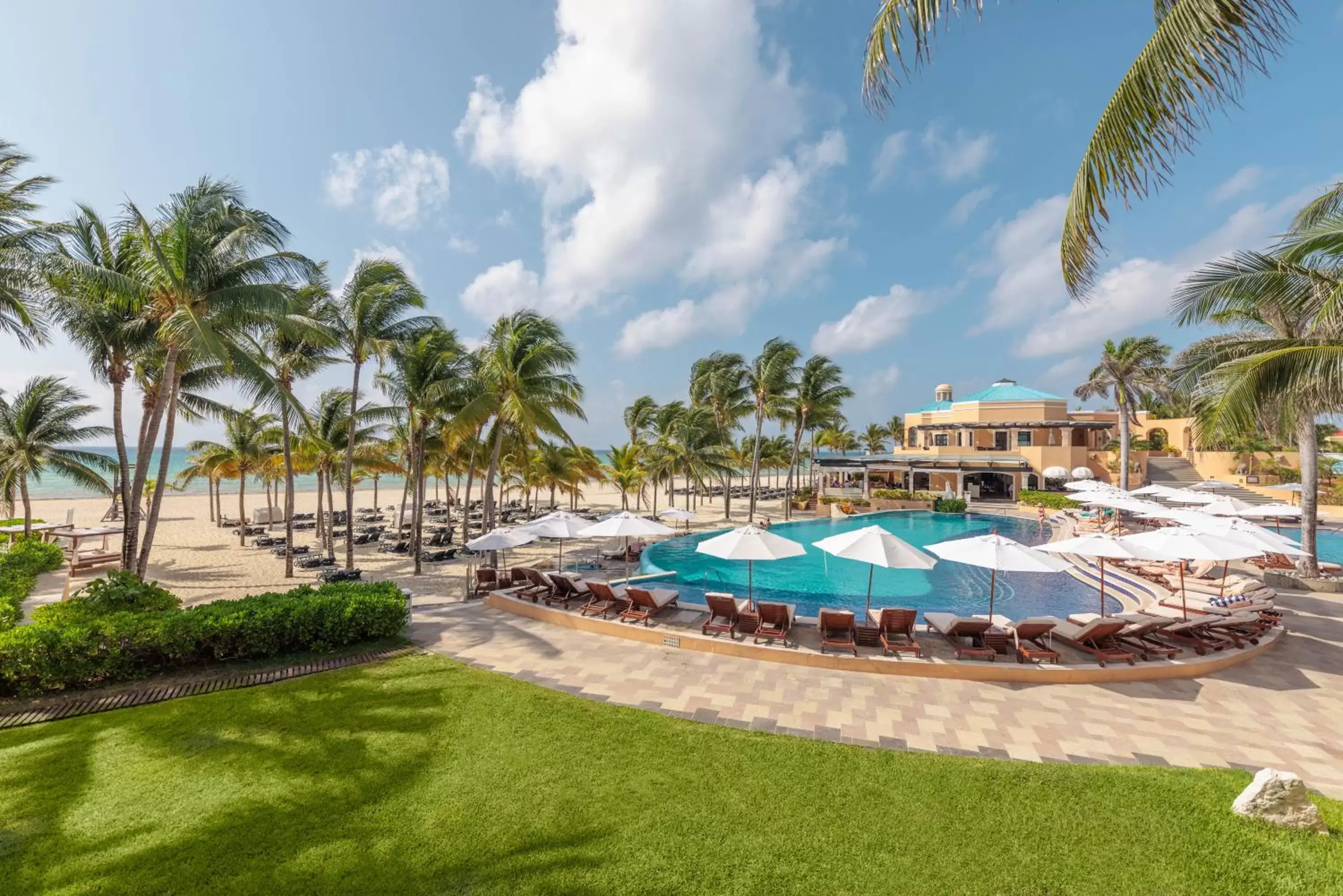 View (from property/room), Swimming Pool in Royal Hideaway Playacar All-Inclusive Adults Only Resort