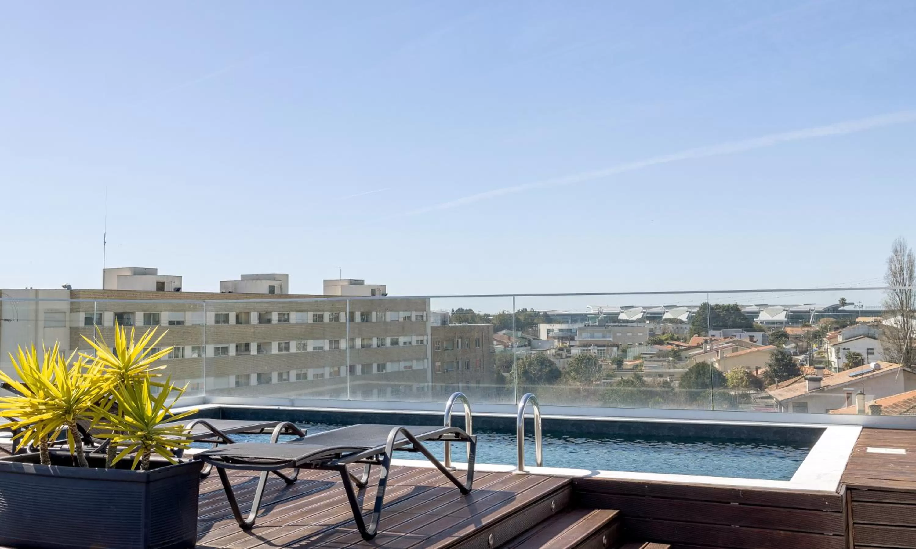 Balcony/Terrace in Oporto Airport & Business Hotel