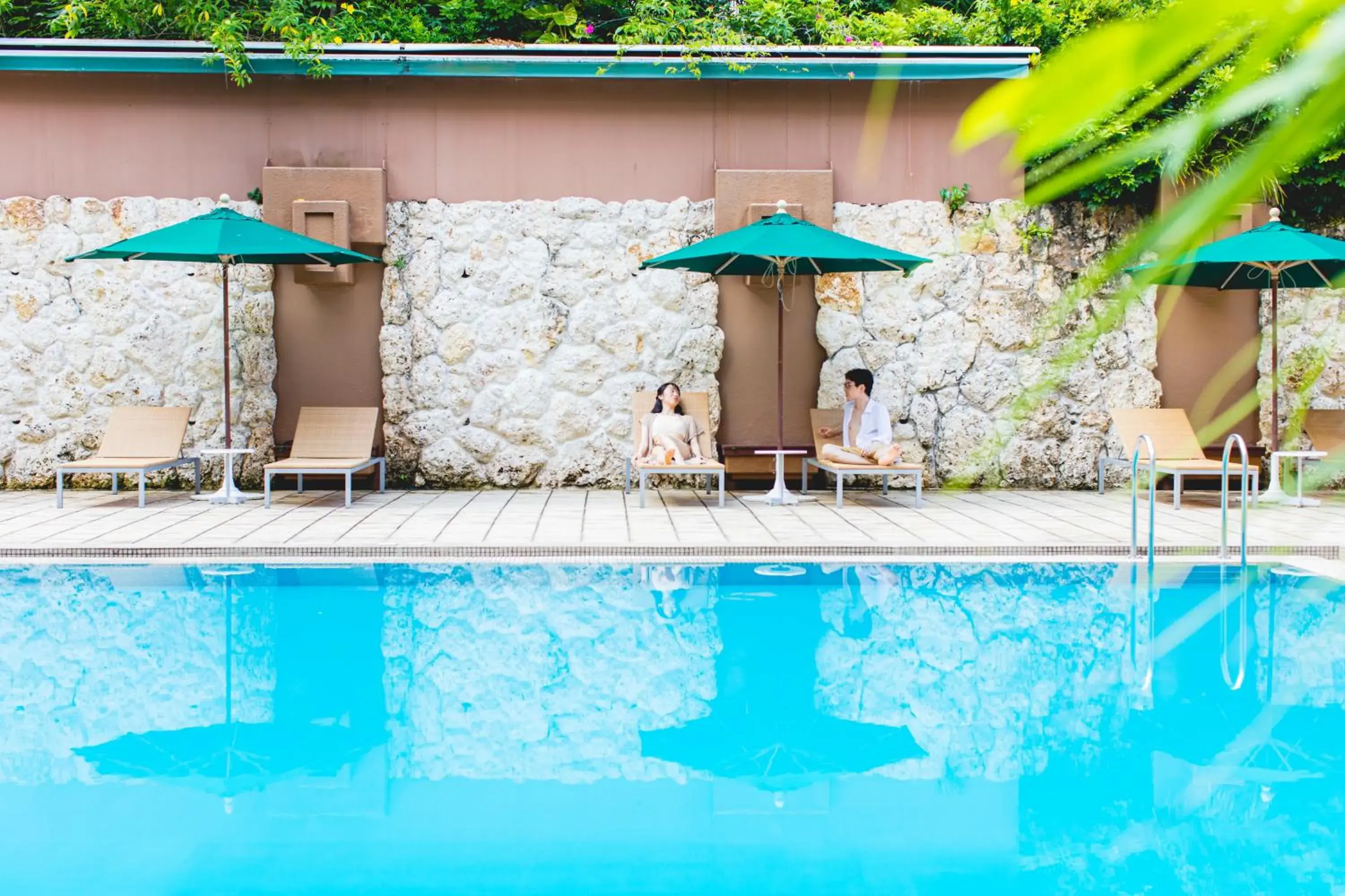 Swimming Pool in Okinawa Harborview Hotel