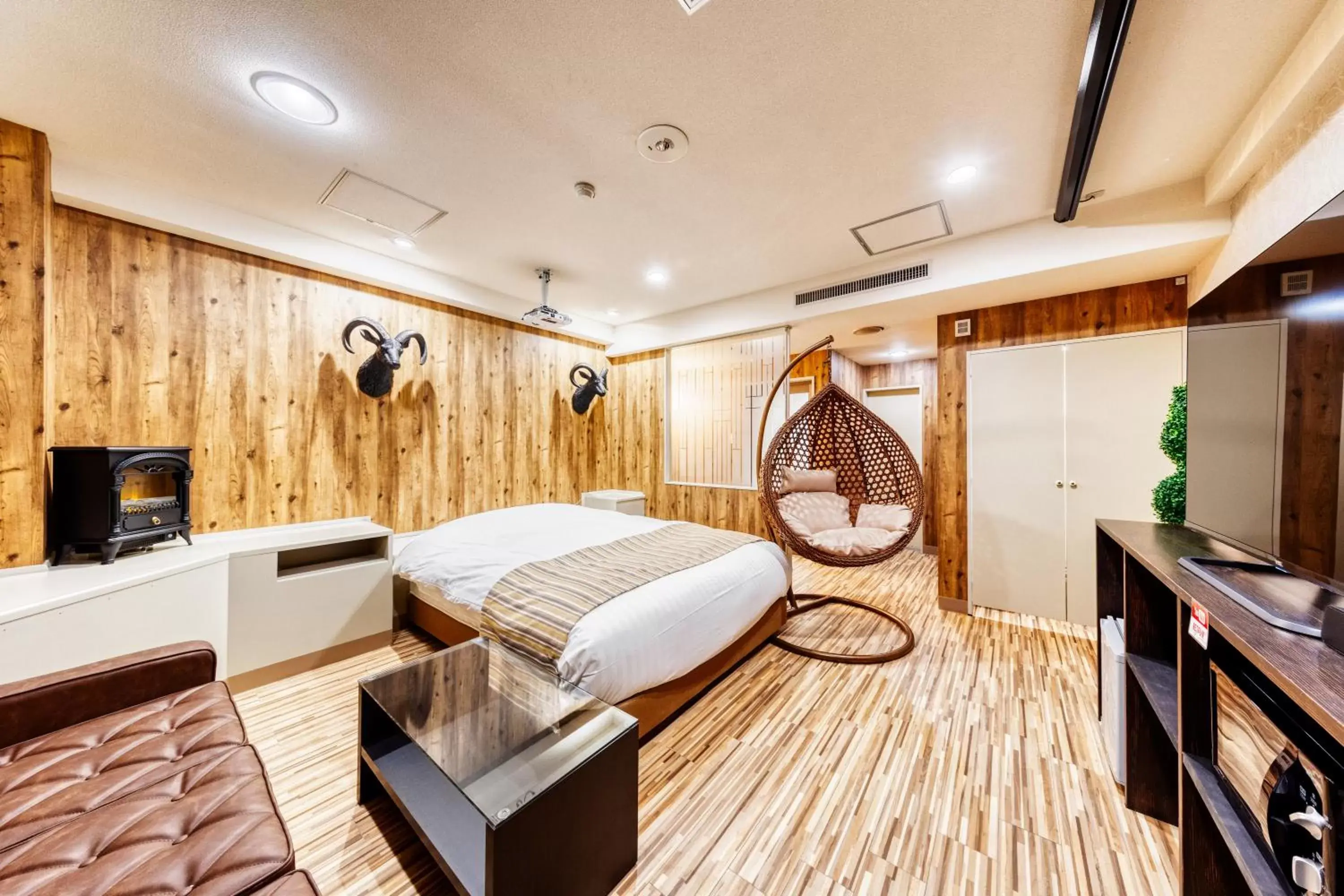 Bed in Hotel Lotus Morioka -Adult Only Bed in Hotel Lotus Morioka -Adult Only