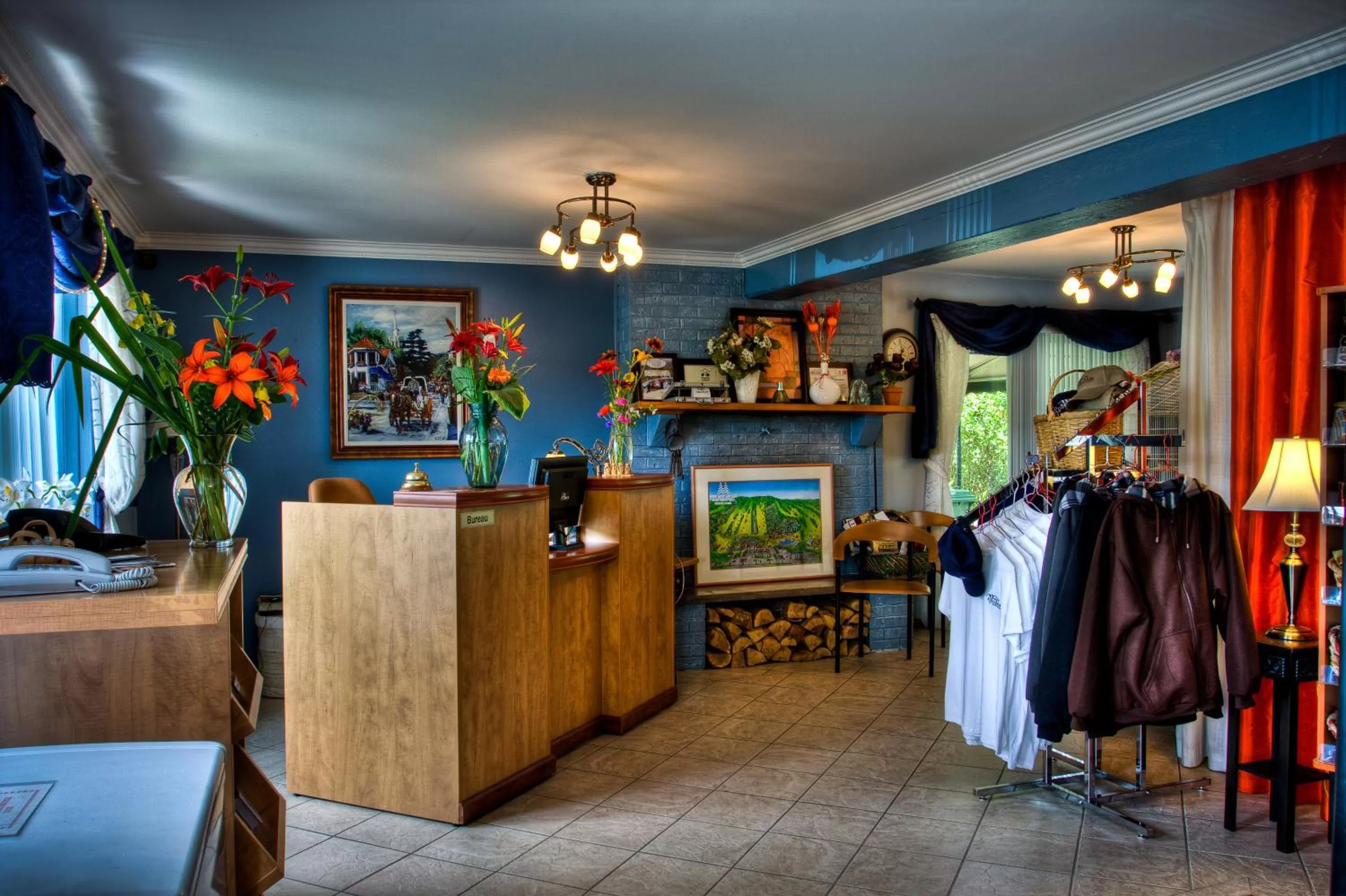 Lobby or reception in Motel Le JoliBourg