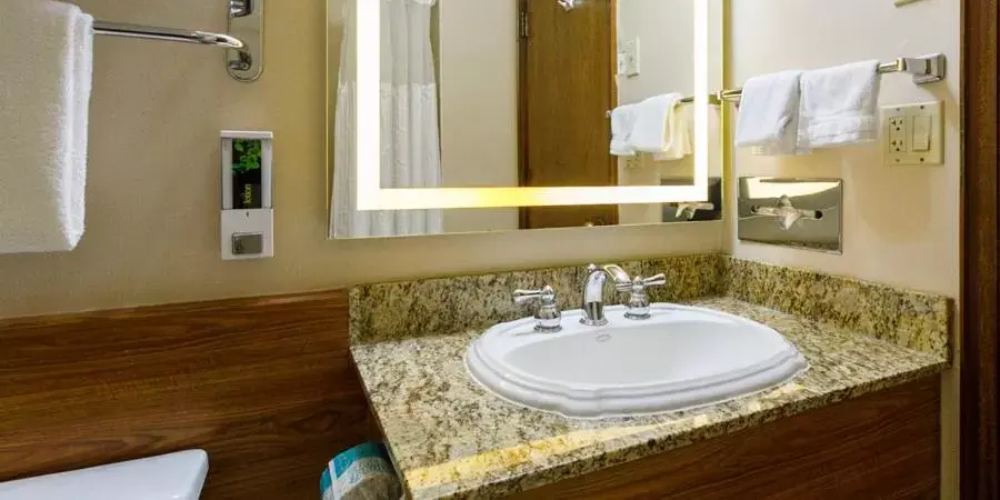 Bathroom in Maverick Hotel and Casino by Red Lion Hotels