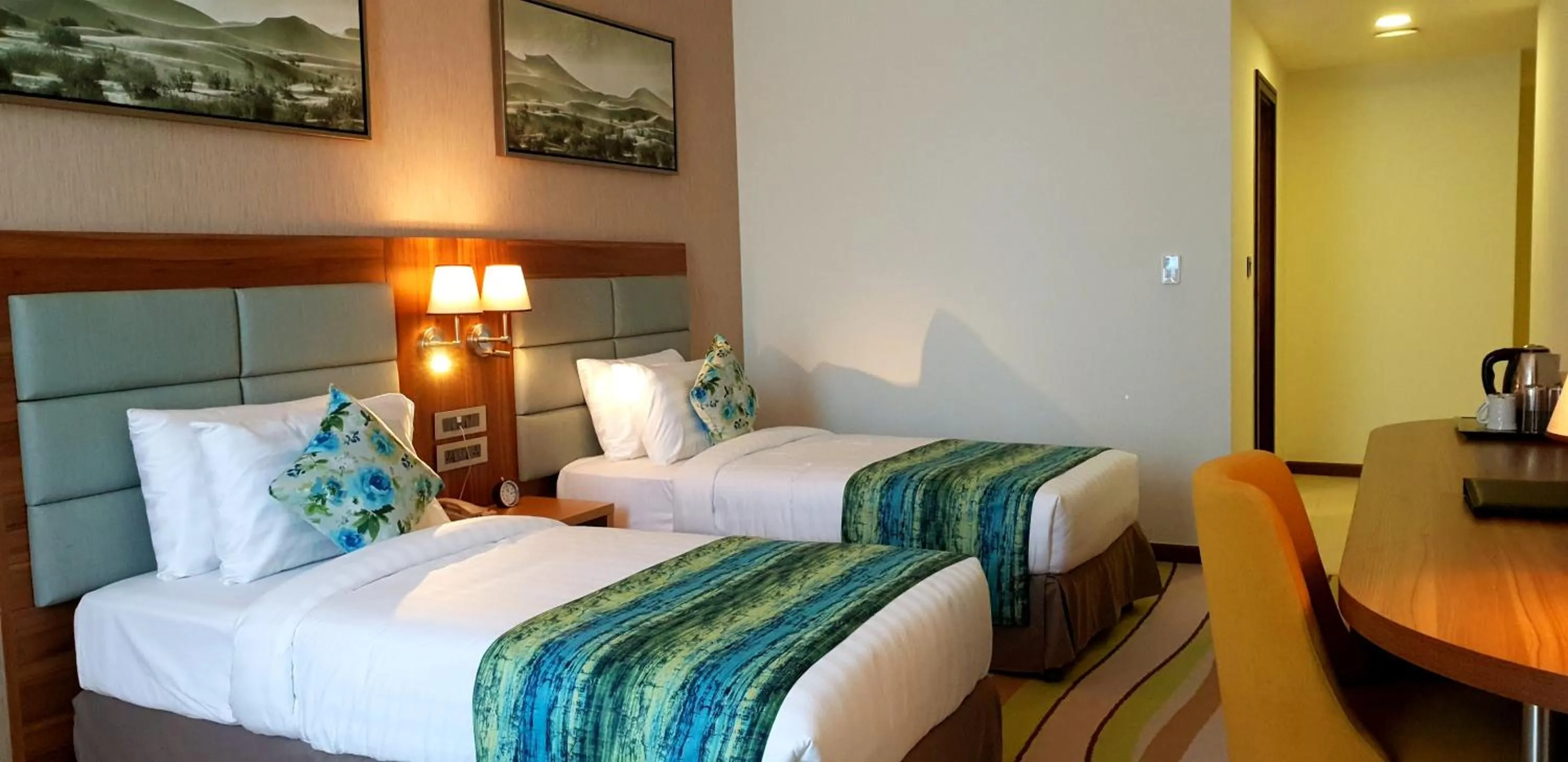 Bed in Jacob's Garden Hotel