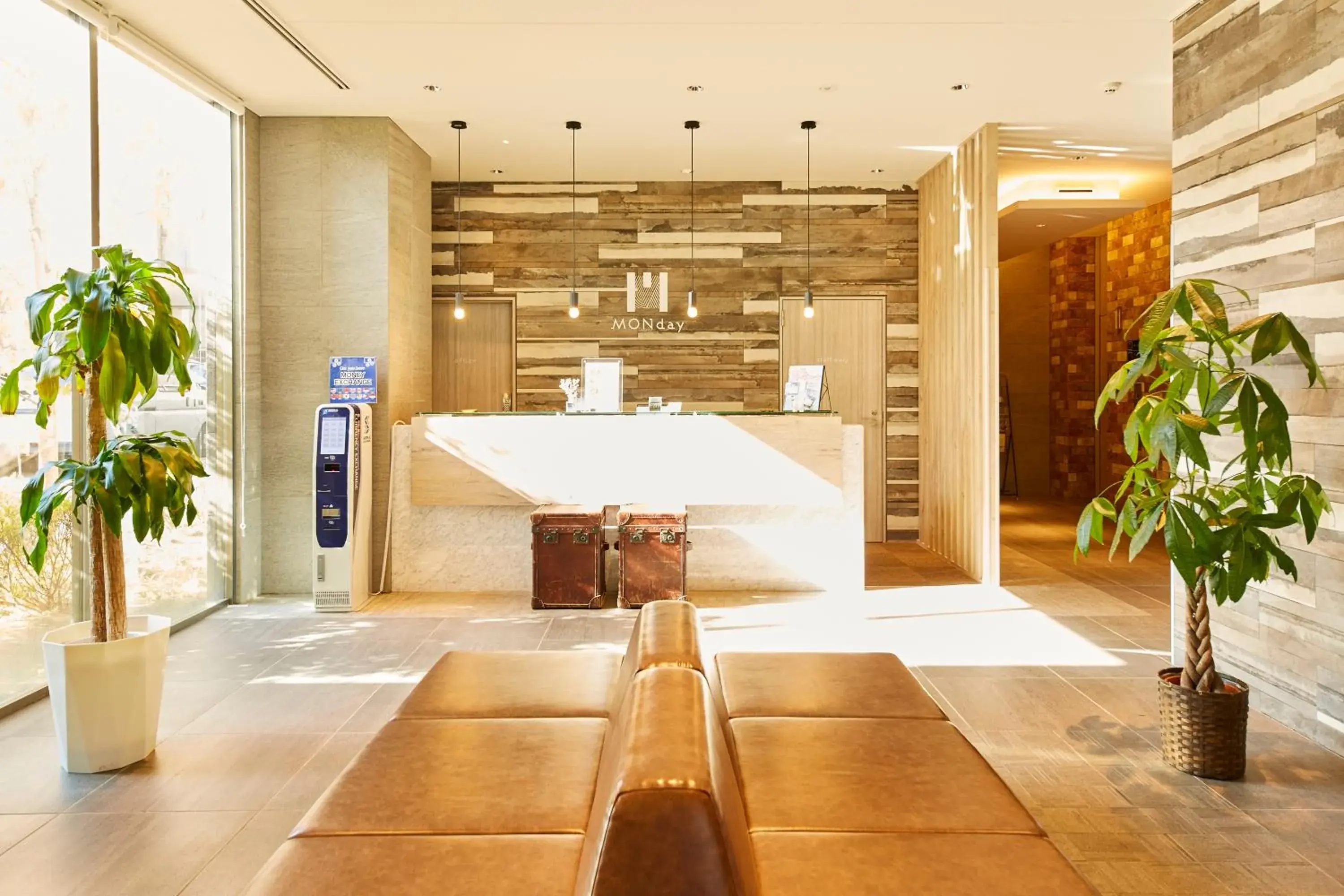 Lobby or reception in hotel MONday Haneda Airport