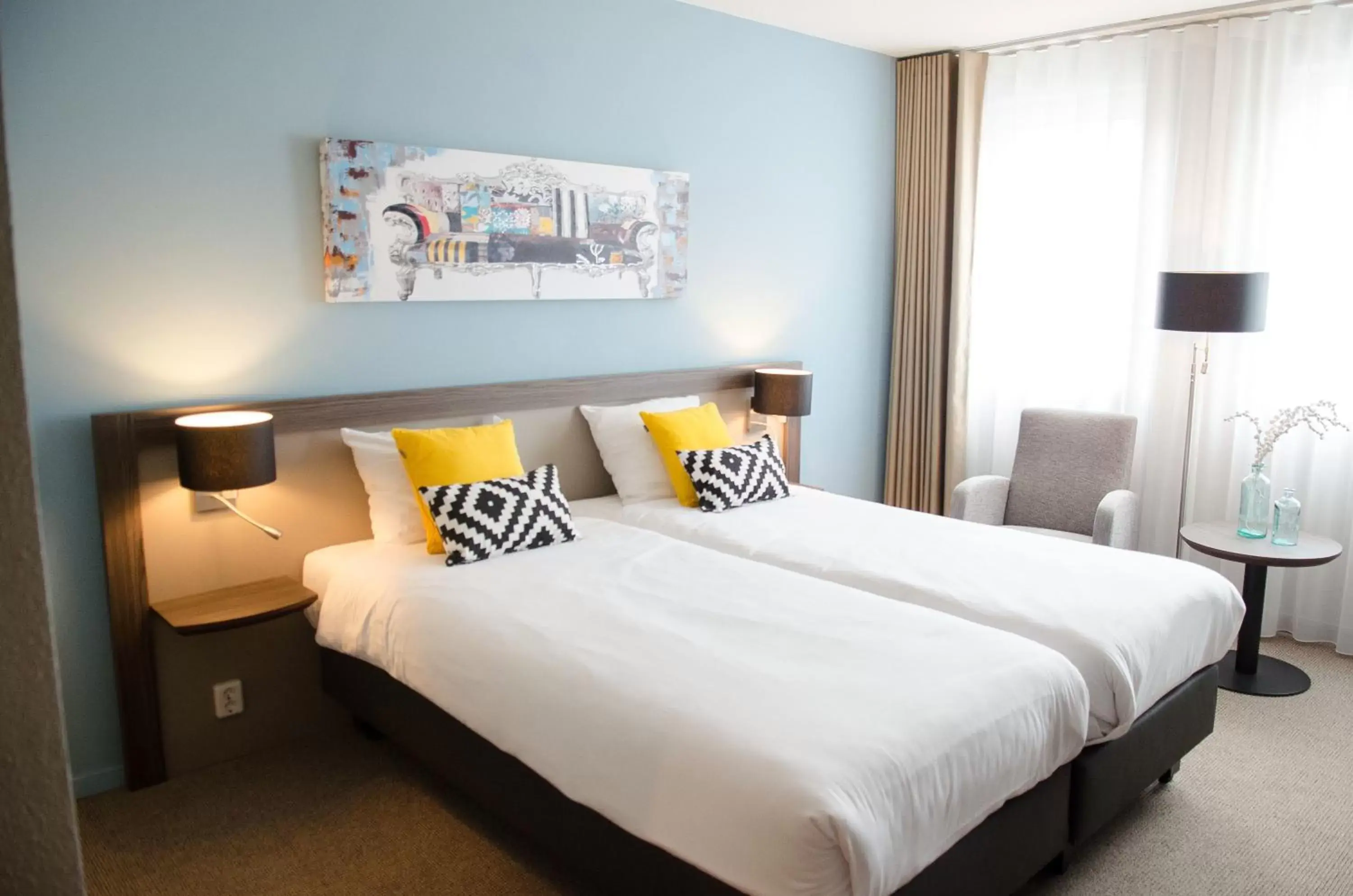 Bed in Fletcher Hotel-Restaurant Weert