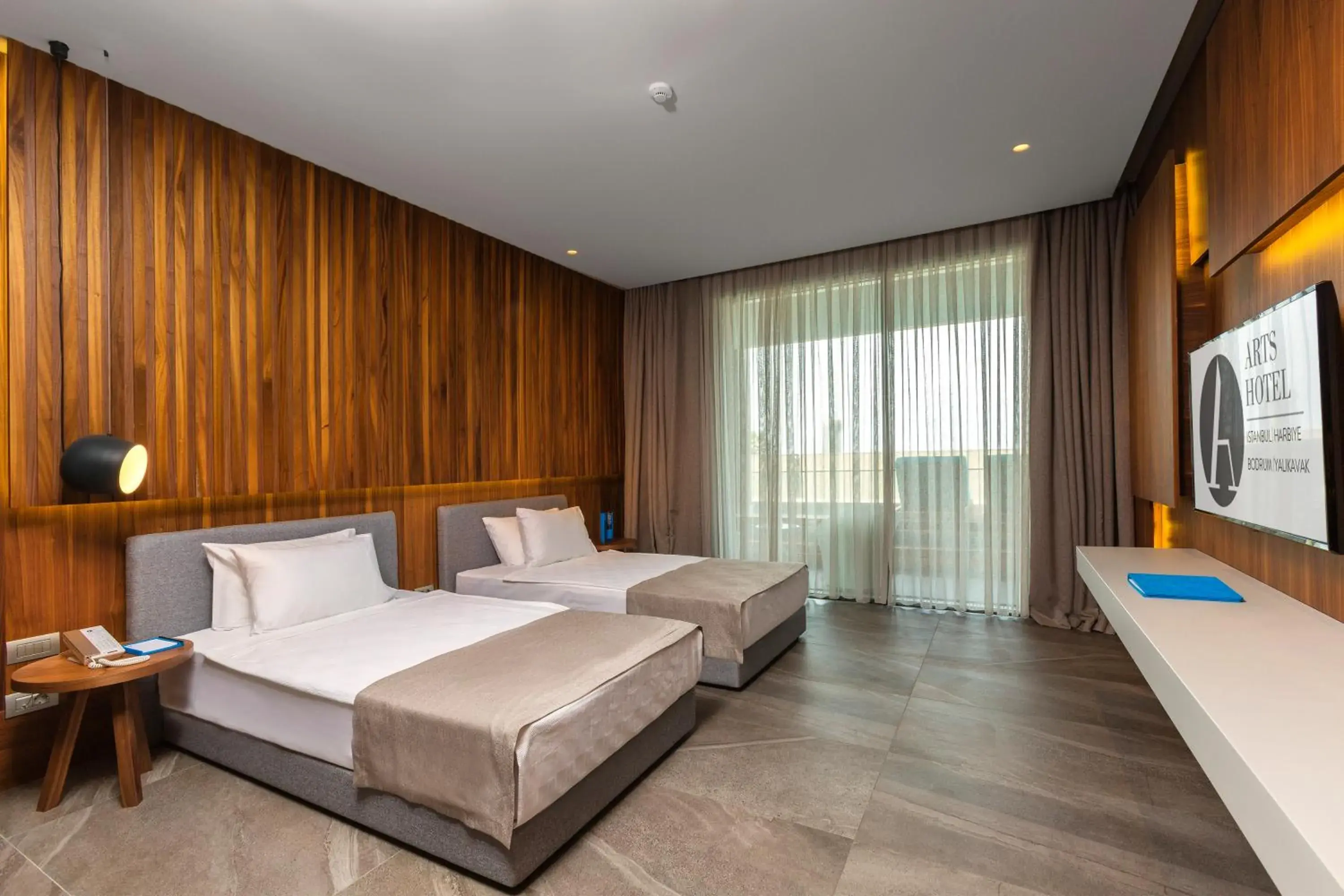 Bed in ARTS HOTEL BODRUM YALIKAVAK