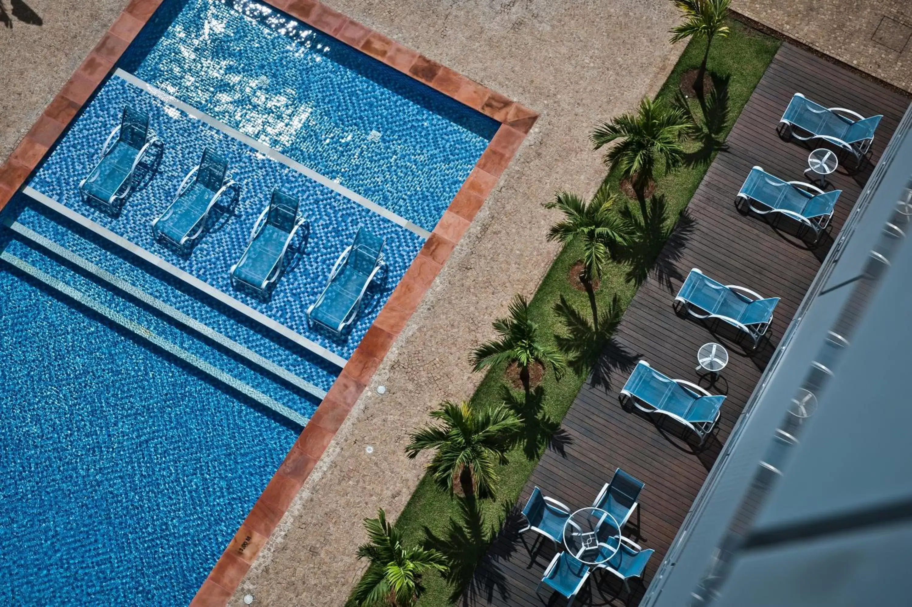 Balcony/Terrace, Pool View in Novotel Sao Paulo Morumbi