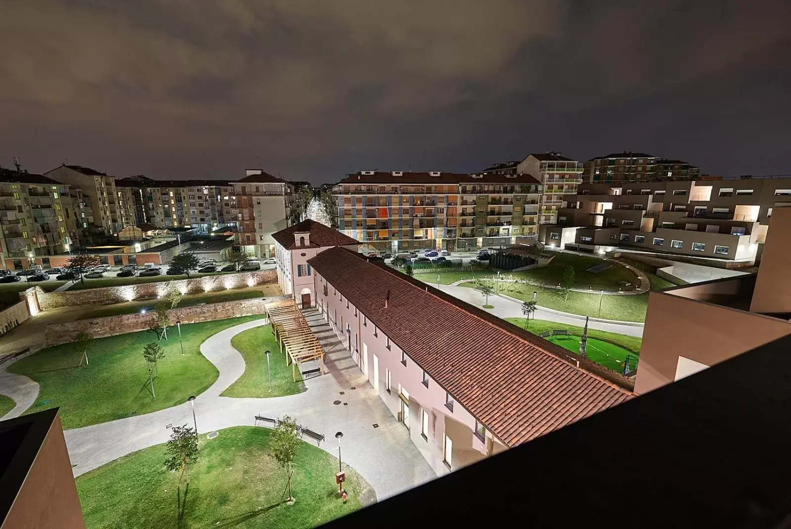 Bird's eye view, Pool View in Hotel Cascina Fossata & Residence