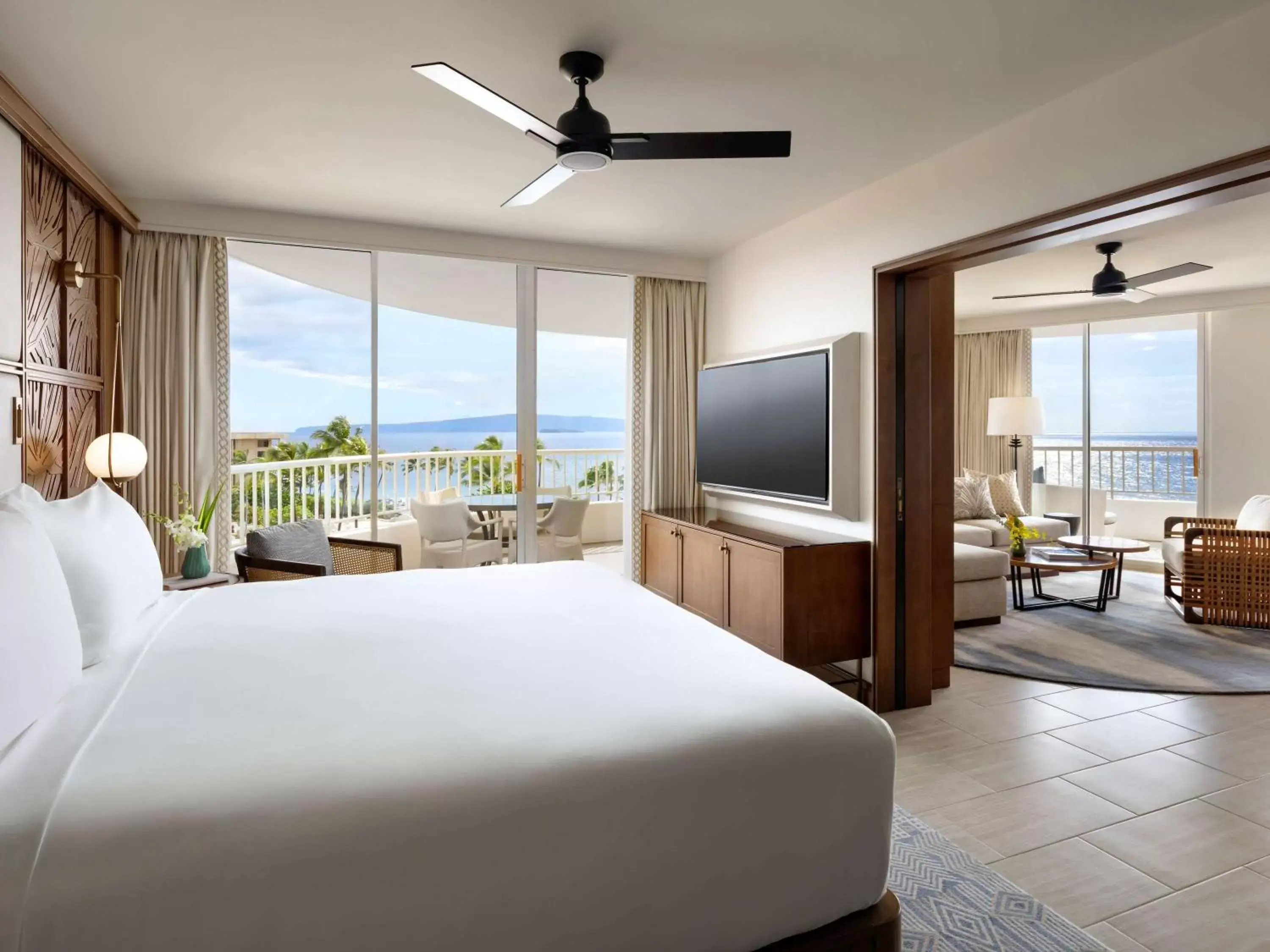 Bedroom, Sea View in Fairmont Kea Lani, Maui