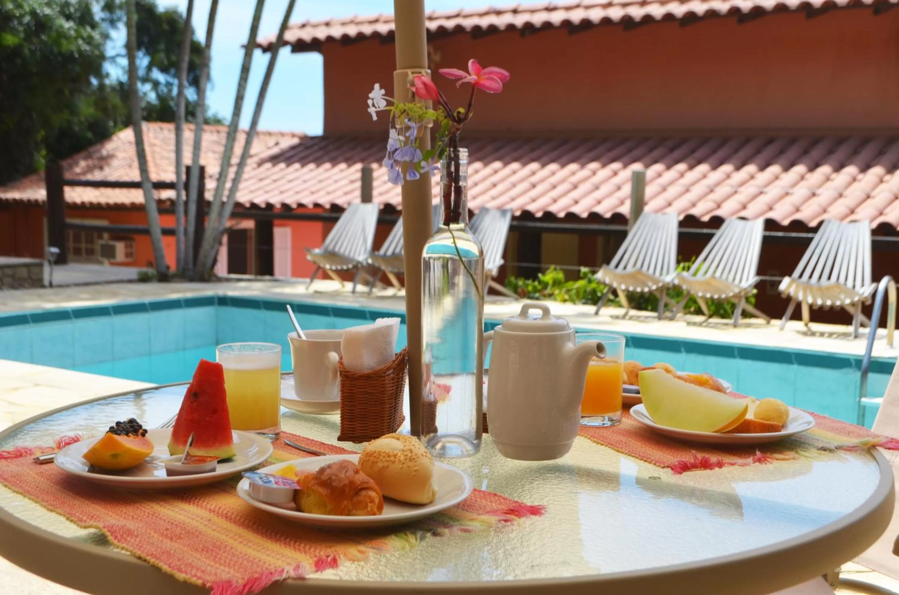 Dining area in Pousada Akaroa