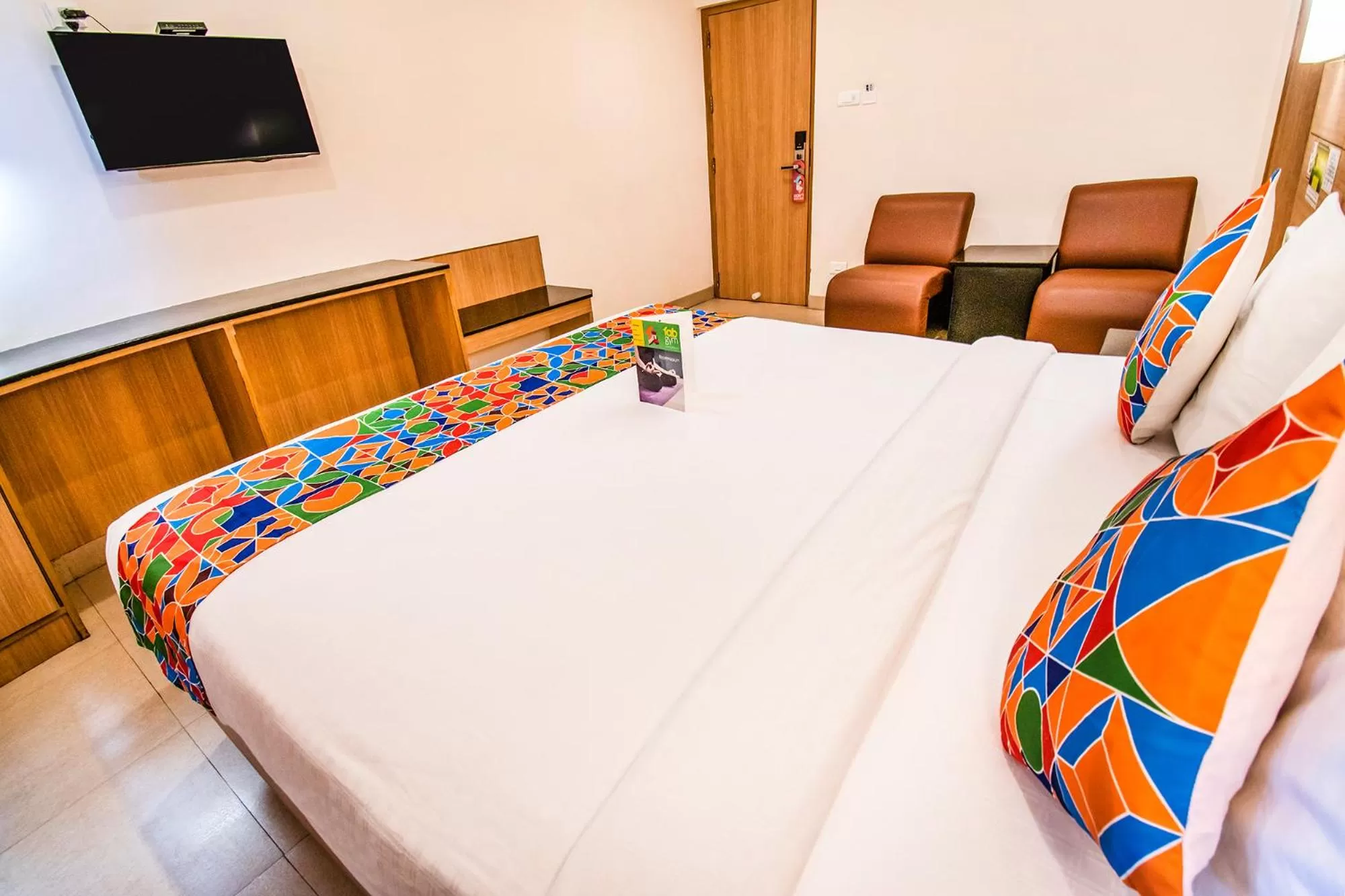 Bedroom, Bed in FabHotel Prime Royal Castle Gandhipuram