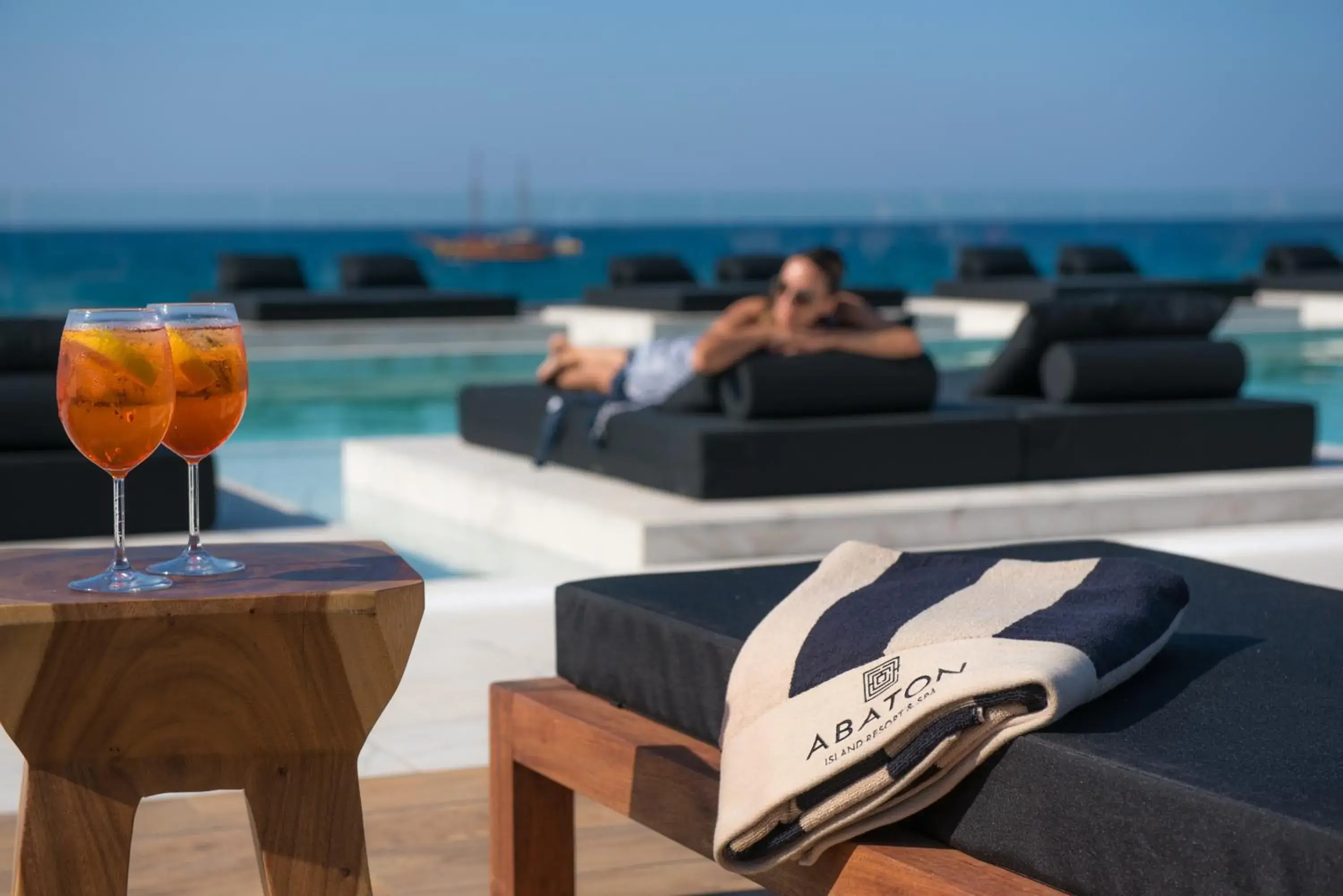 Swimming pool in Abaton Island Resort & Spa Swimming pool in Abaton Island Resort & Spa