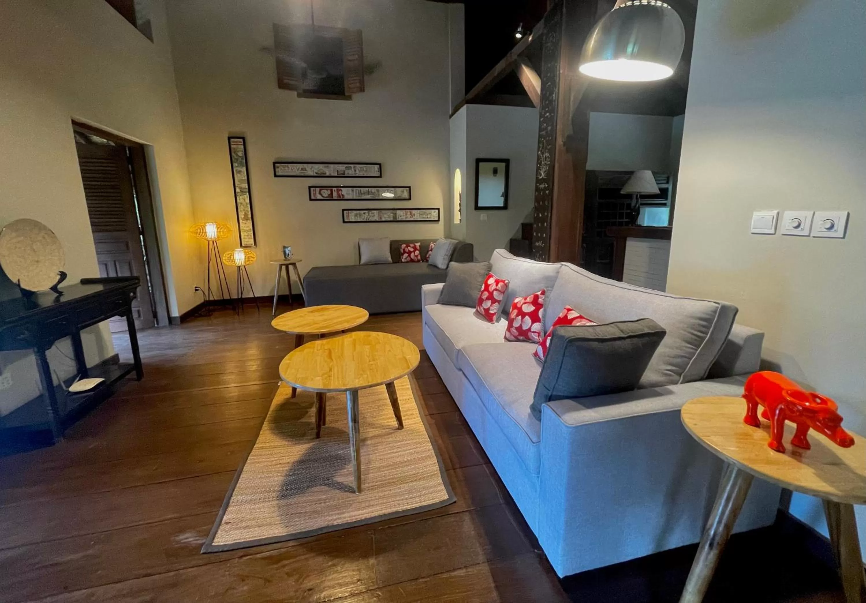 Lounge or bar in La Palmeraie D'angkor