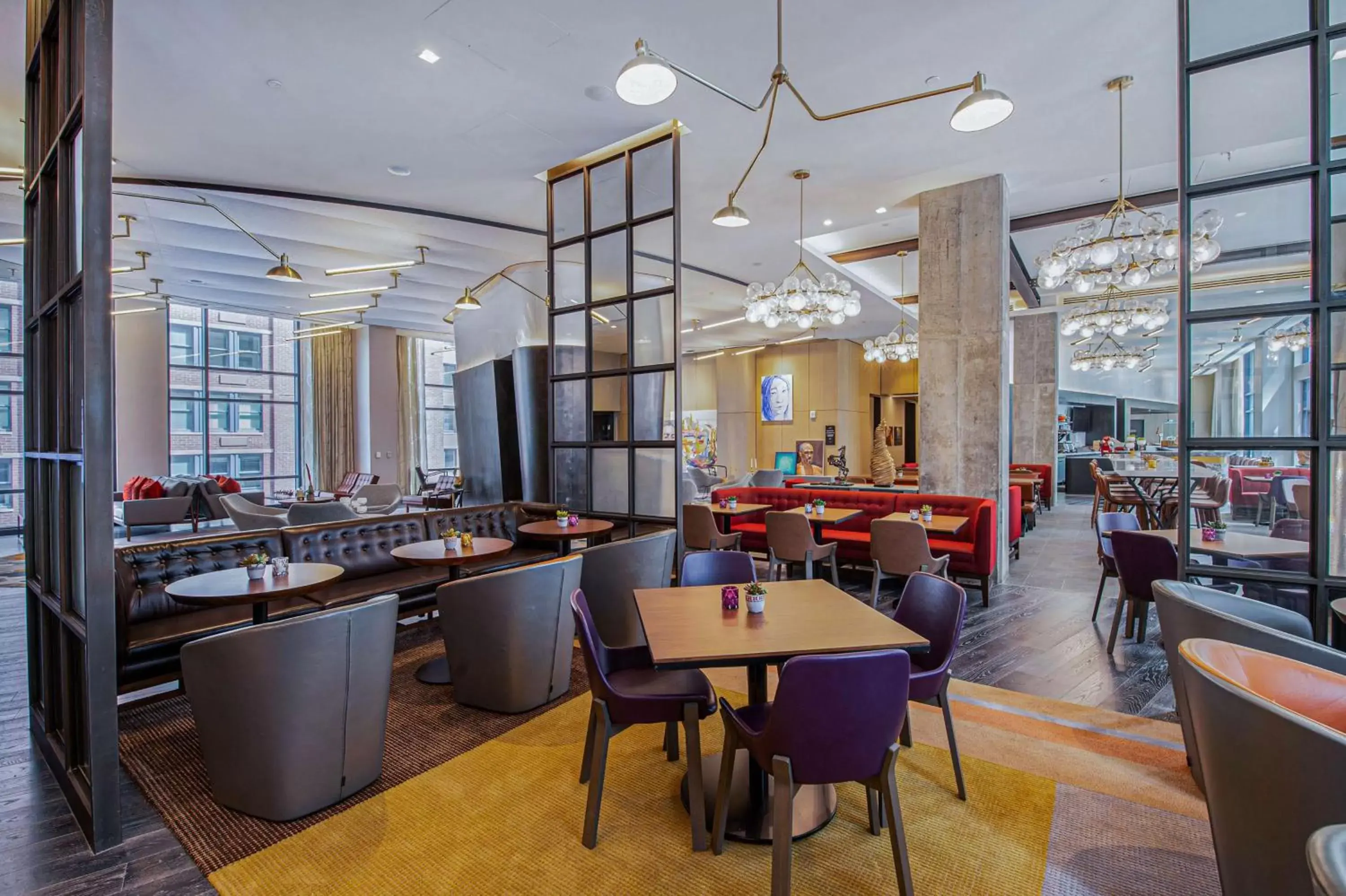 Lobby or reception, Restaurant/Places to Eat in Canopy By Hilton Jersey City Arts District