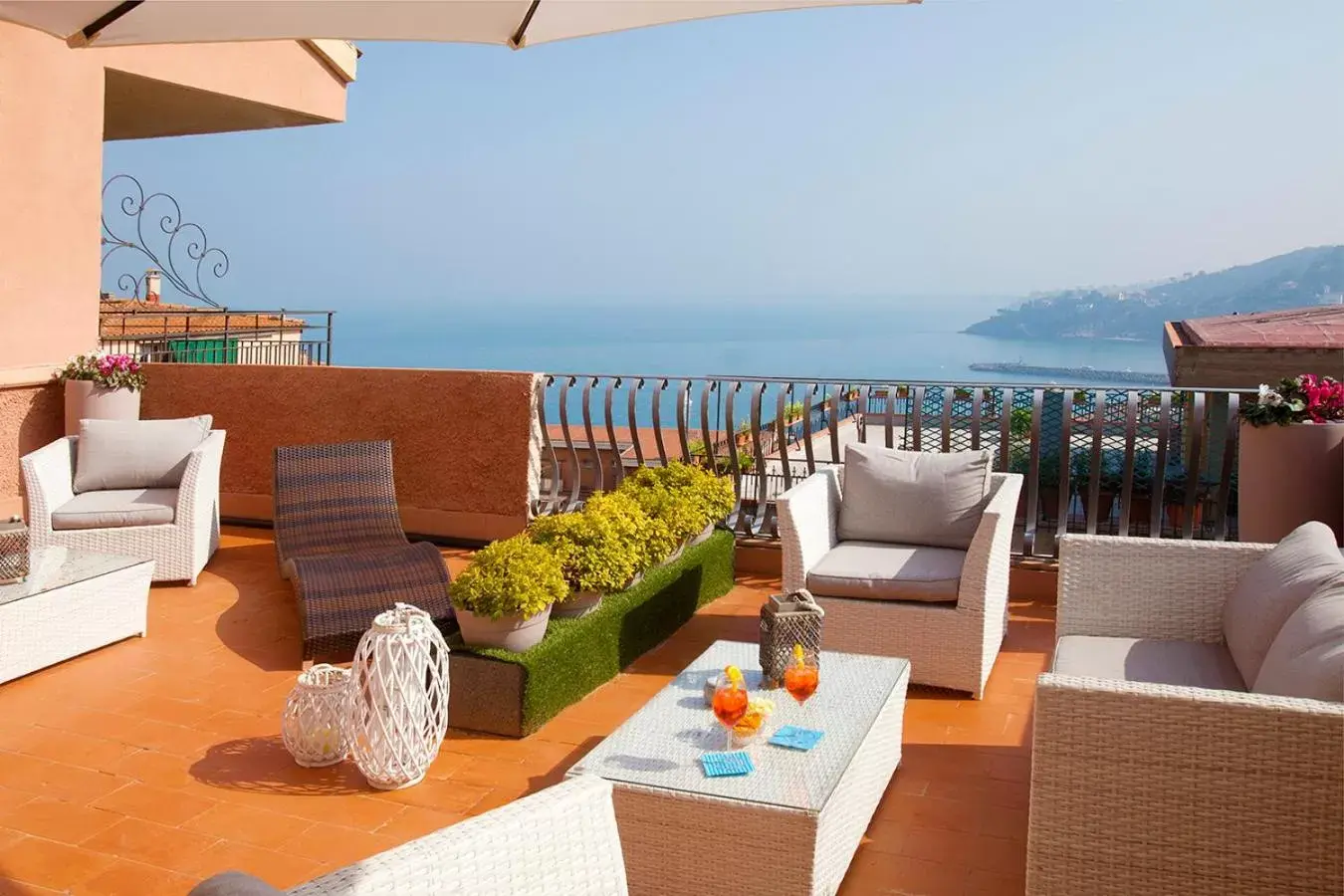 Balcony/Terrace in Bike&Boat Argentario Hotel