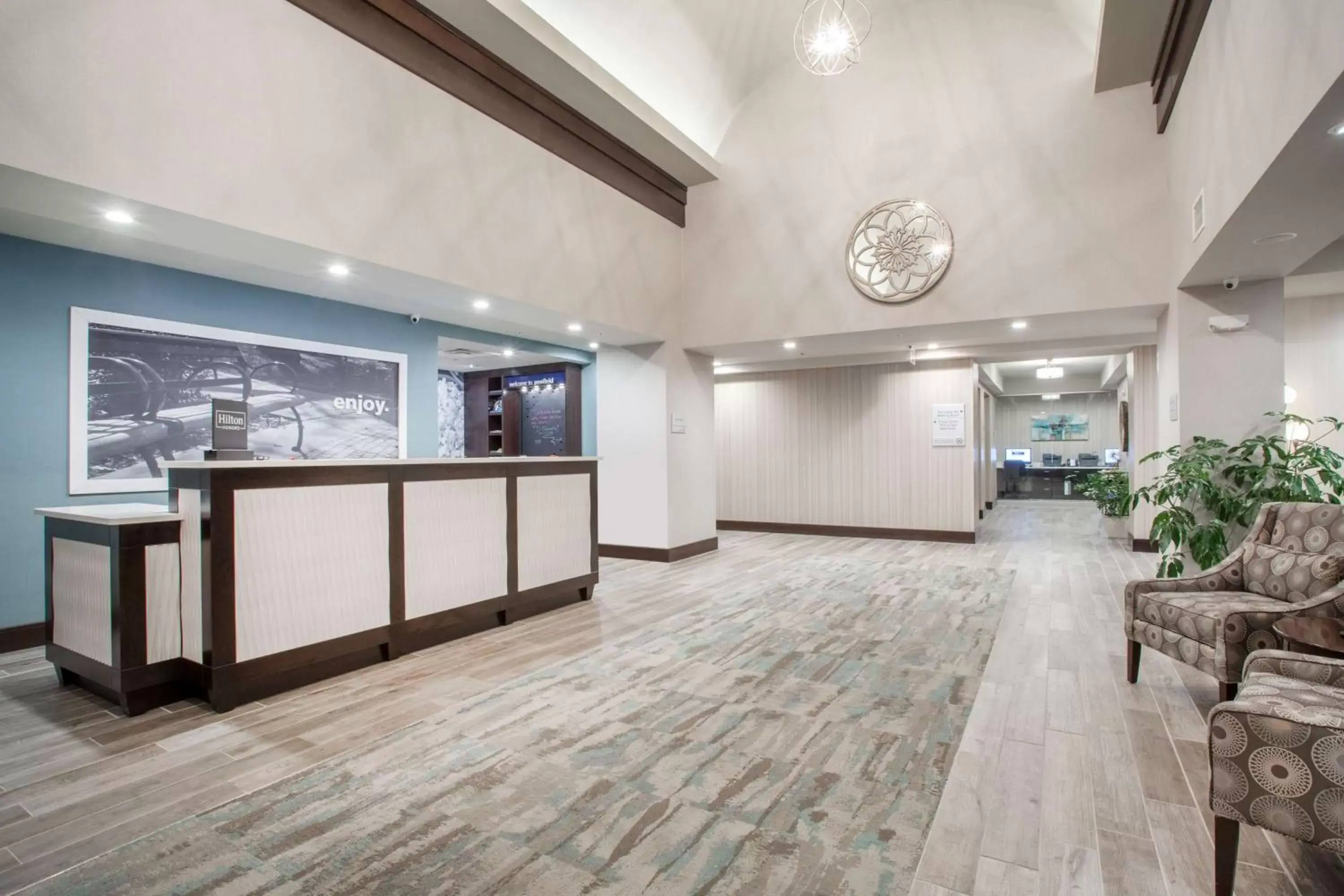 Lobby or reception, Lobby/Reception in Hampton Inn Rochester Penfield, Ny