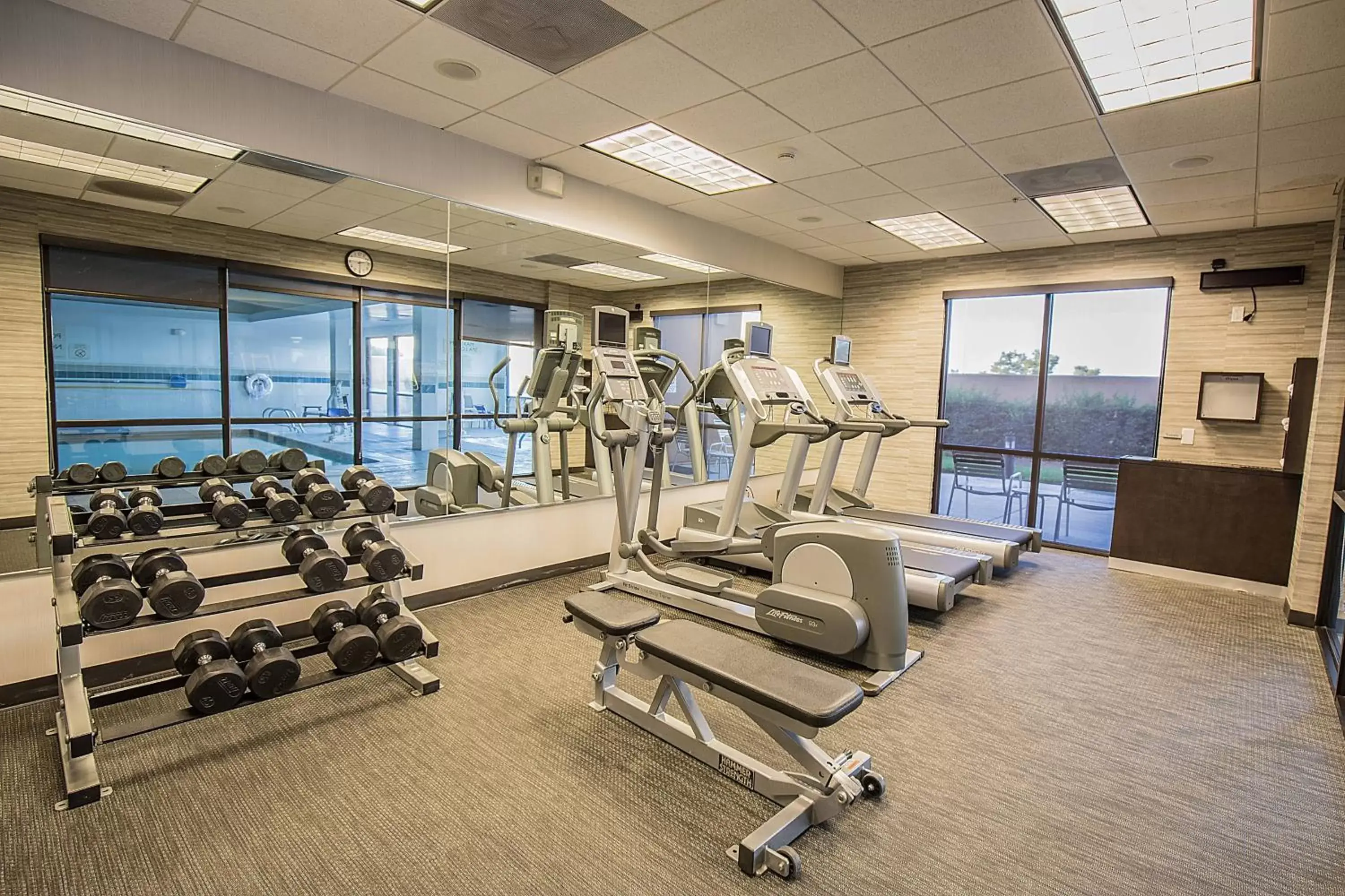Fitness centre/facilities, Fitness Center/Facilities in Courtyard by Marriott Merced
